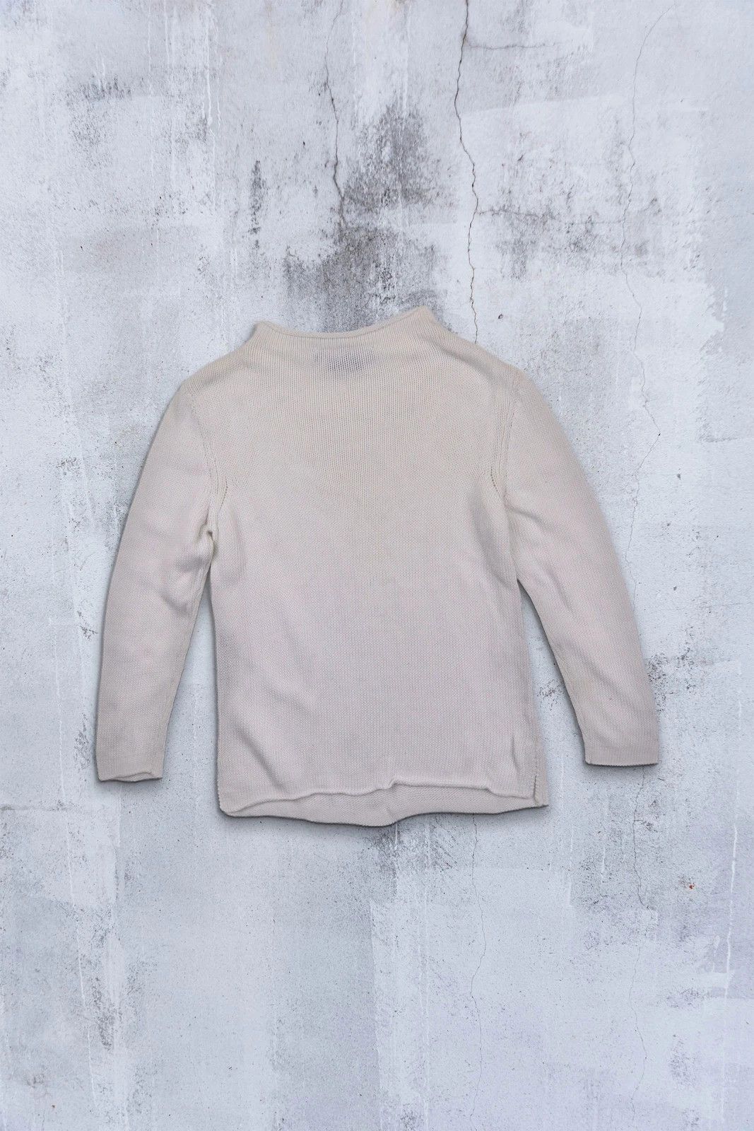 Ralph Lauren Women's Ralph Lauren Knit Cotton Mock Neck Sweater Size S / US 4 / IT 40 - 2 Thumbnail