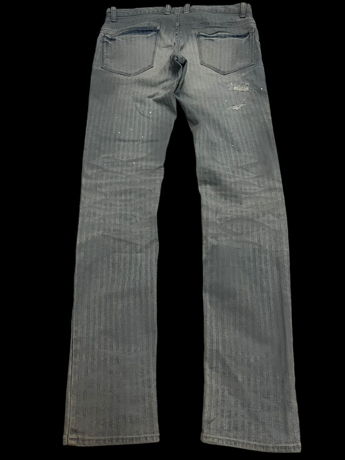 Japanese Brand Vintage Semantic Designs Hickory Distressed Jean Size US 31 - 2 Thumbnail