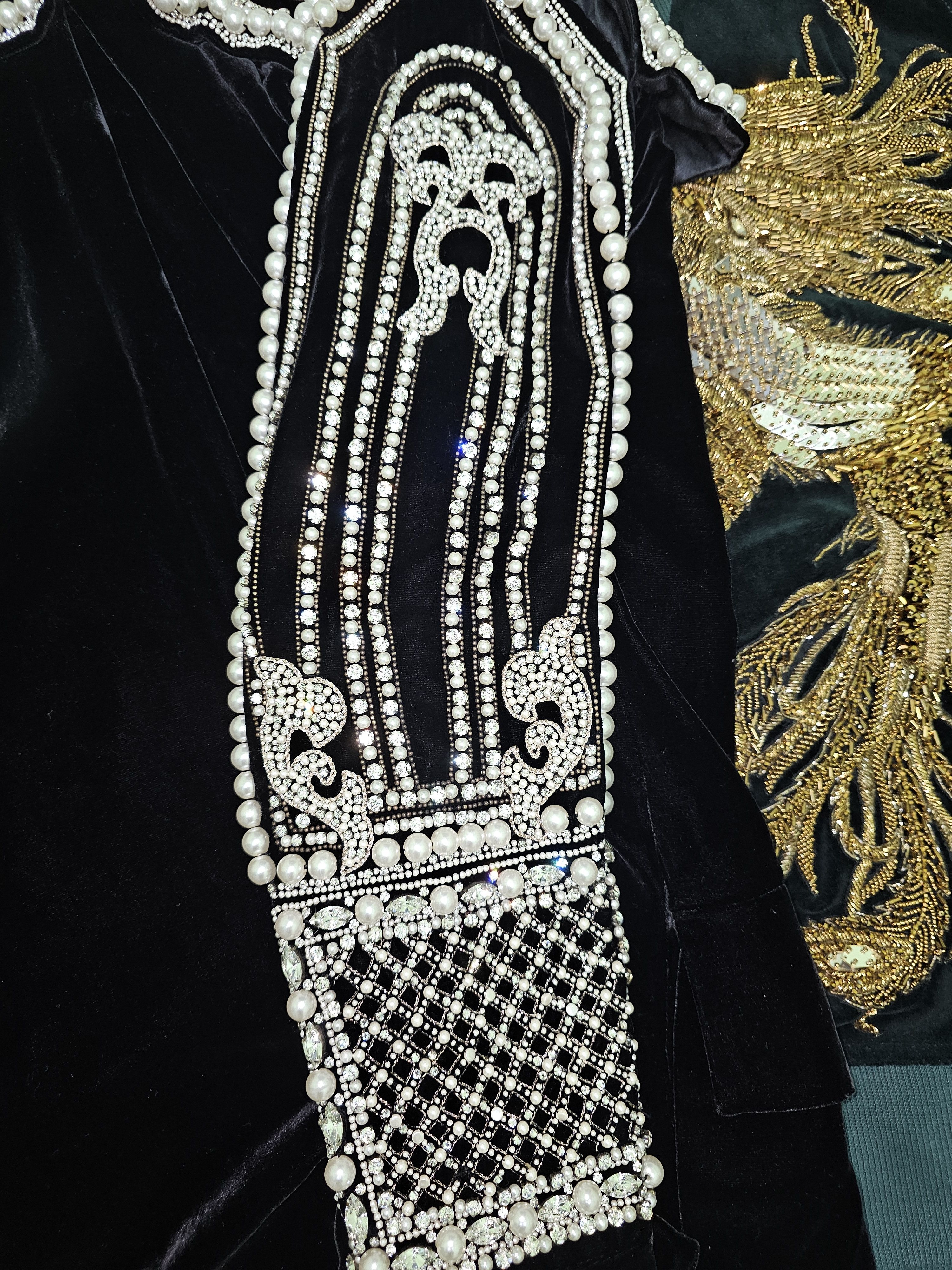 Balmain Balmain super rare 12FW baroque pearl embellished blouse Size US XS / EU 42 / 0 - 6 Thumbnail