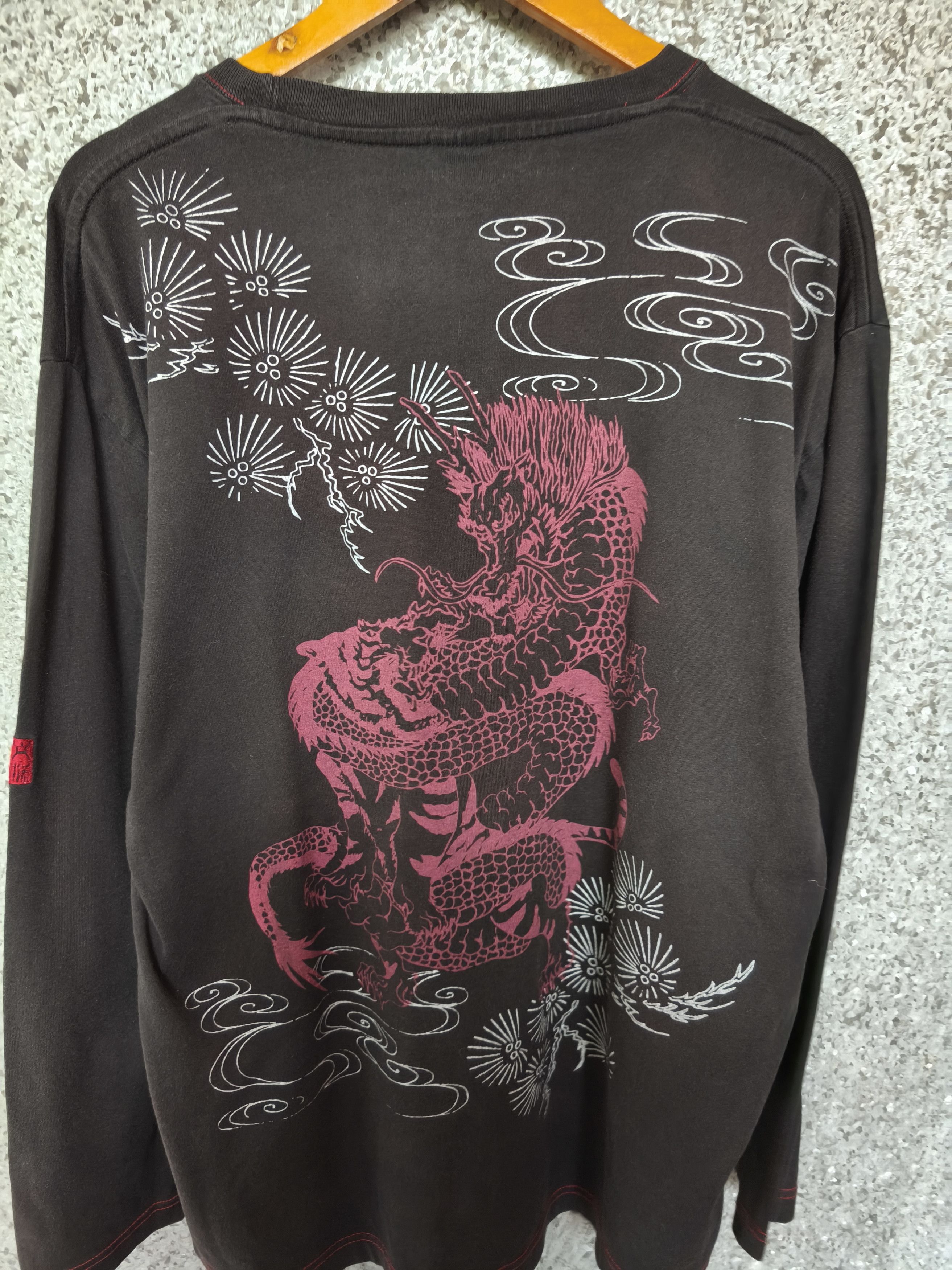 Dragonfly 🔥 Vtg Sukajan t shirt Dragon beauty beast karakuri Tamashi Size US XL / EU 56 / 4 - 2 Thumbnail