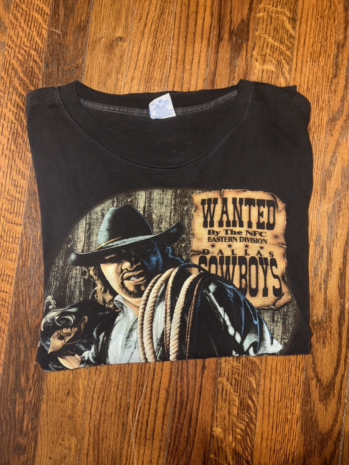 Salem Sportswear Vintage Cowboys “WANTED by the NFC” 1993 Size US L / EU 52-54 / 3 - 2 Thumbnail