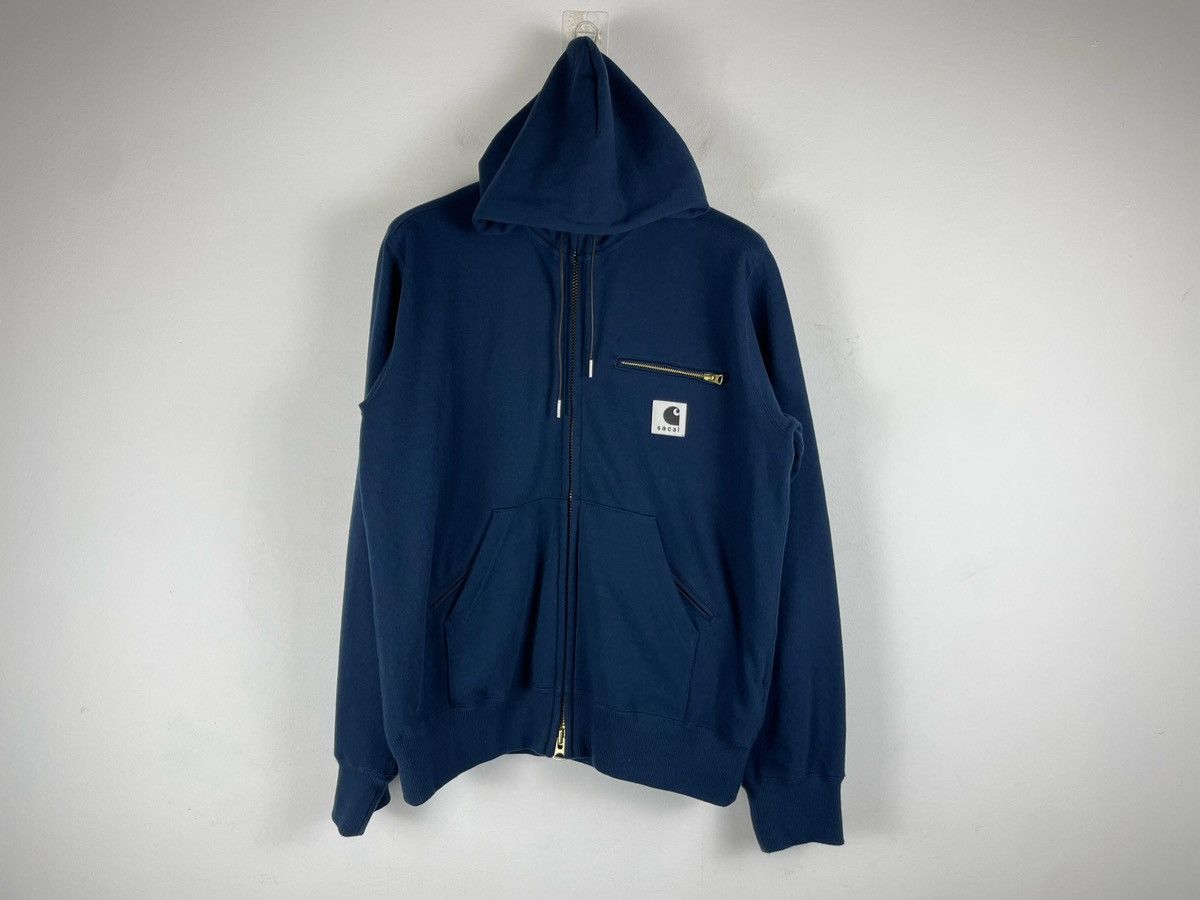 Carhartt Wip × Sacai Sacai x Carhartt WIP SS26 Zip-Up Hoodie Size US M / EU 48-50 / 2 - 6 Thumbnail