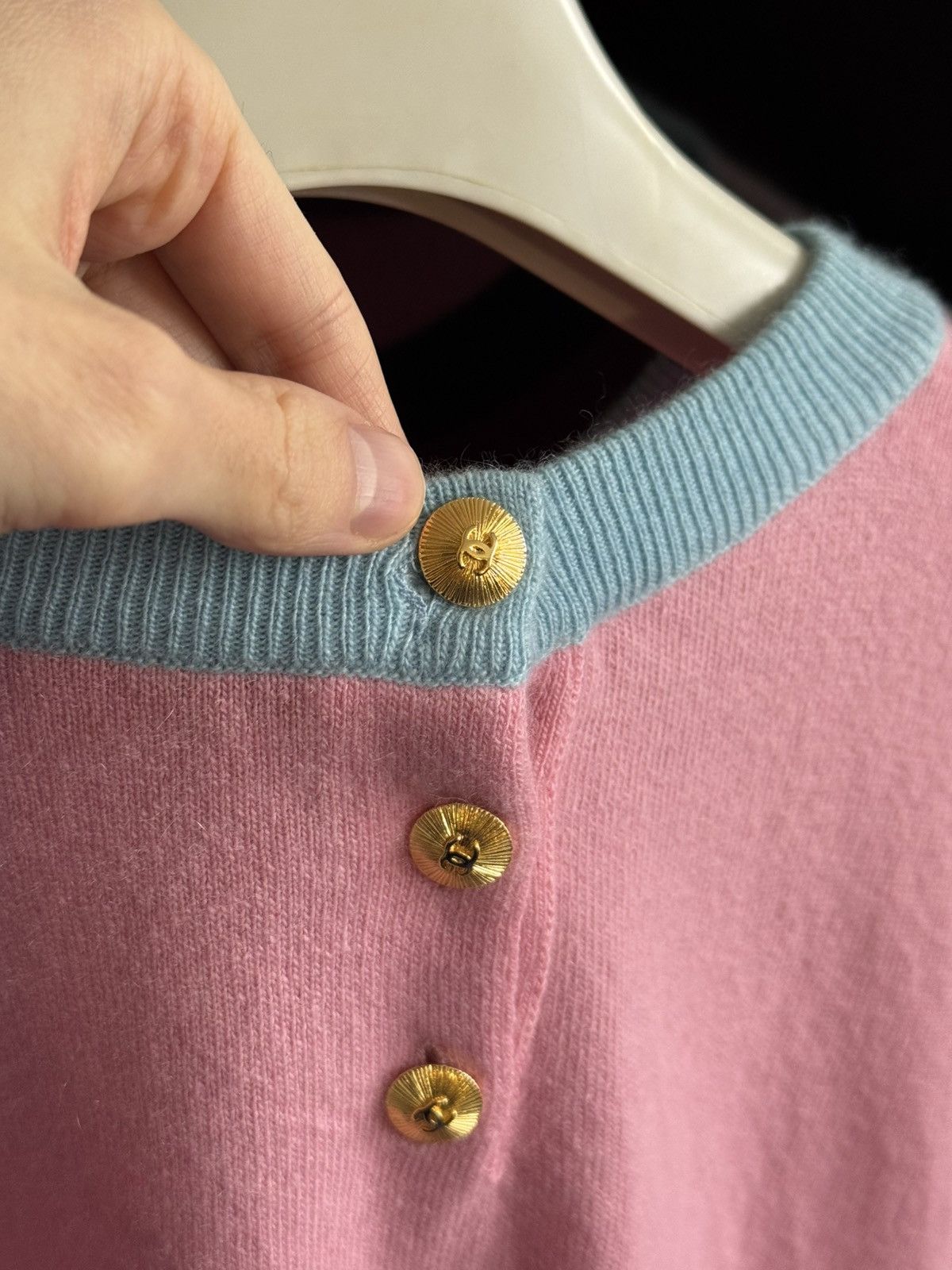 Chanel Vintage Chanel Cashmere top Size L / US 10 / IT 46 - 7 Thumbnail