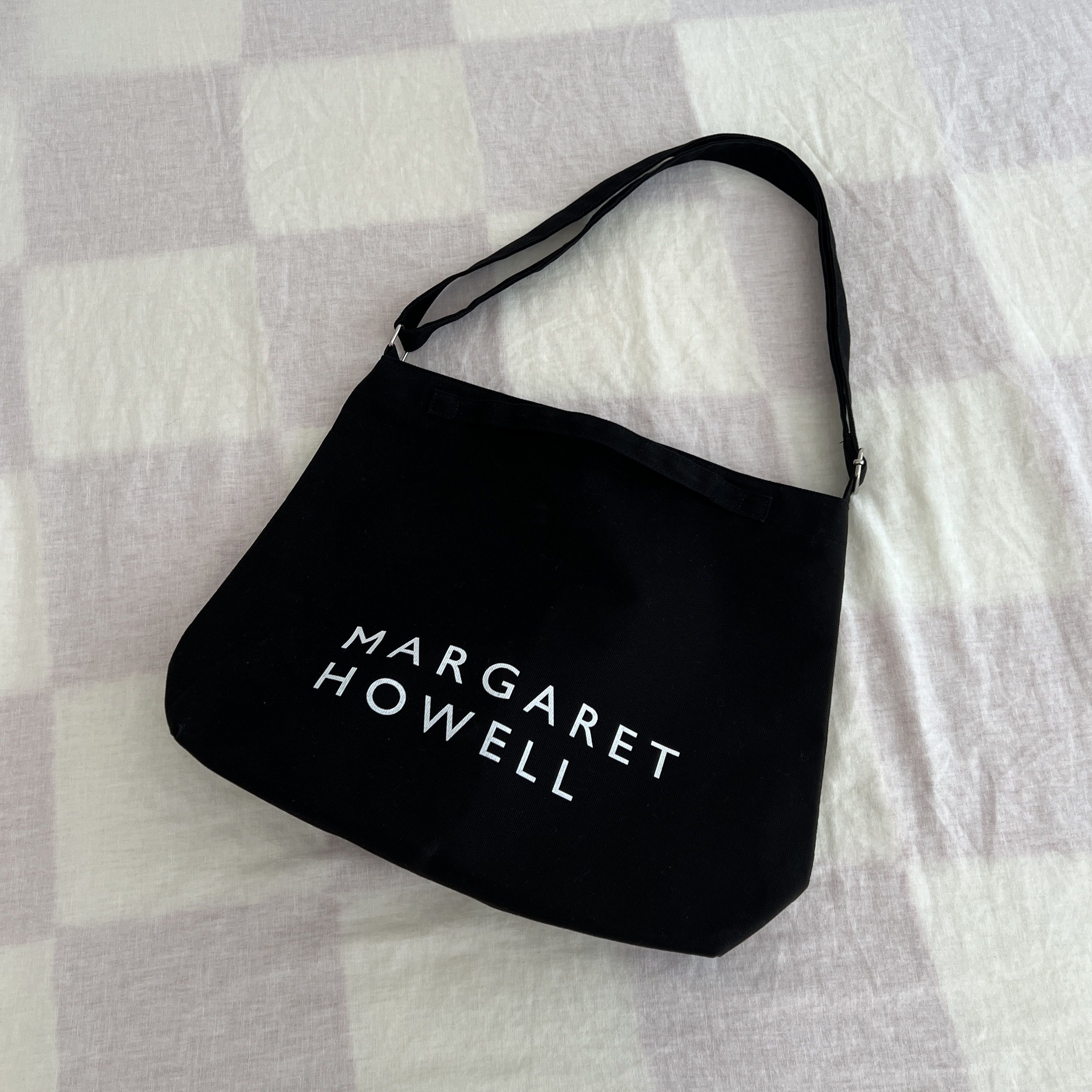 Margaret Howell Margaret Howell Black Cotton Tote Bag with Zip Size ONE SIZE - 1 Thumbnail