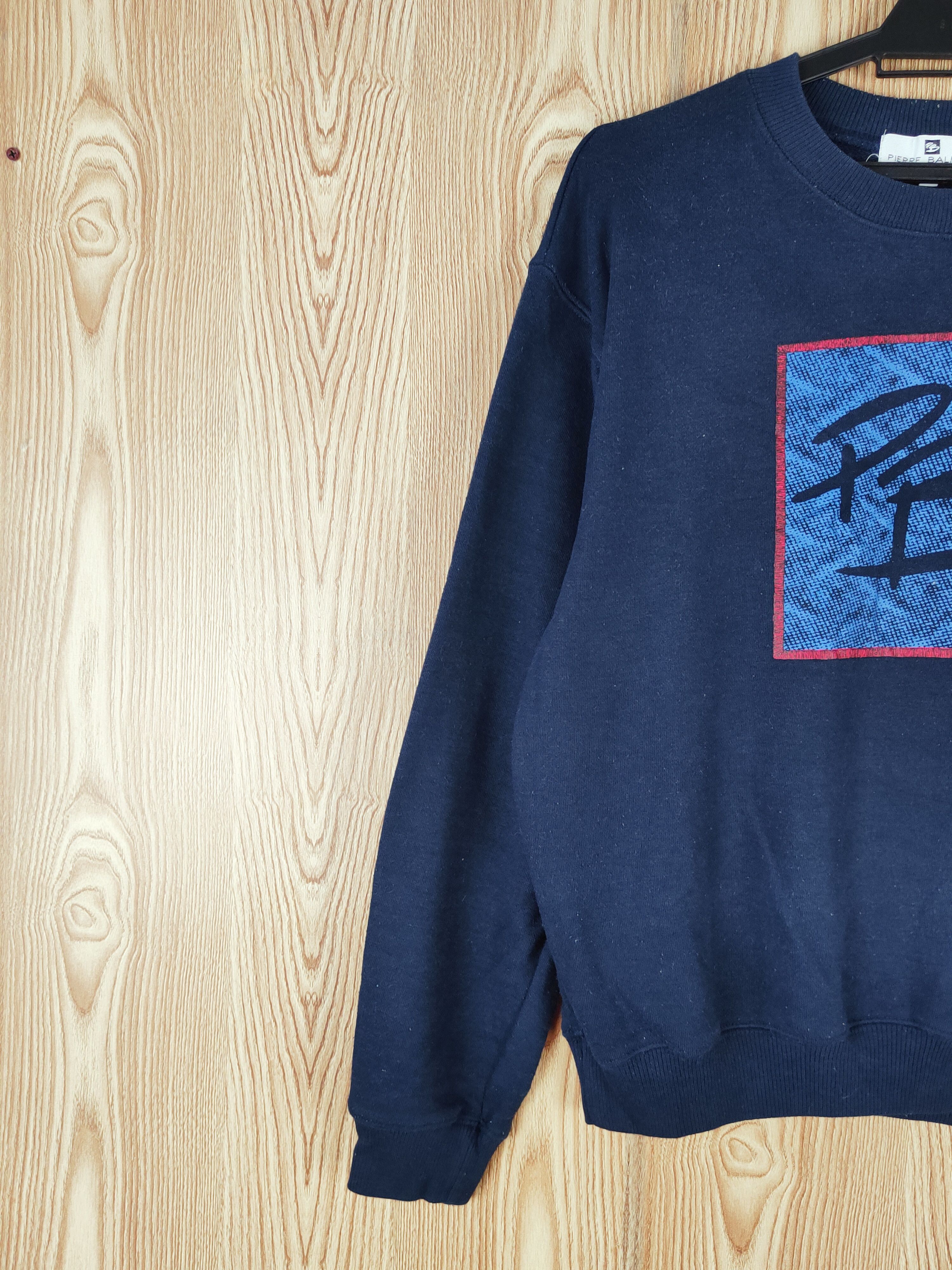 Pierre Balmain × Vintage Pierre Balmain Navy Sweatshirts (Vintage cool stuff) Size US M / EU 48-50 / 2 - 3 Thumbnail