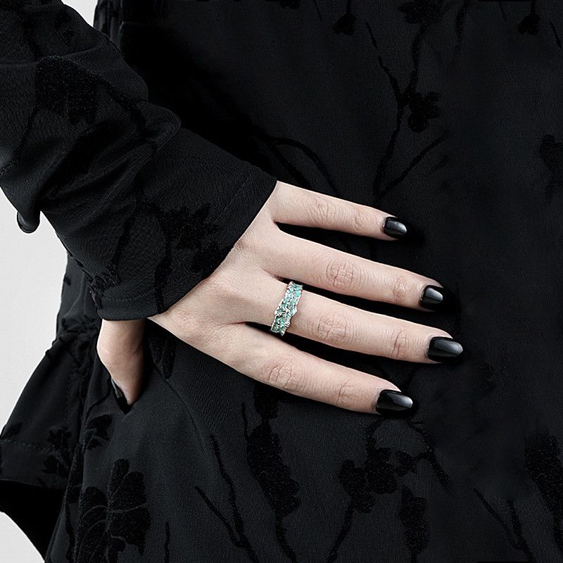 Jewelry Hip-hop Jewelry Rings Open Size Chrome Ring (Size 7-13) Size ONE SIZE - 1 Thumbnail