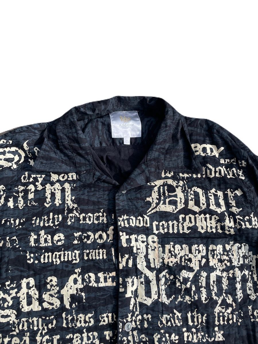 If Six Was Nine 2000s Japanese archive Vkei Poem Grunge Button-up Shirts Size US S / EU 44-46 / 1 - 5 Thumbnail