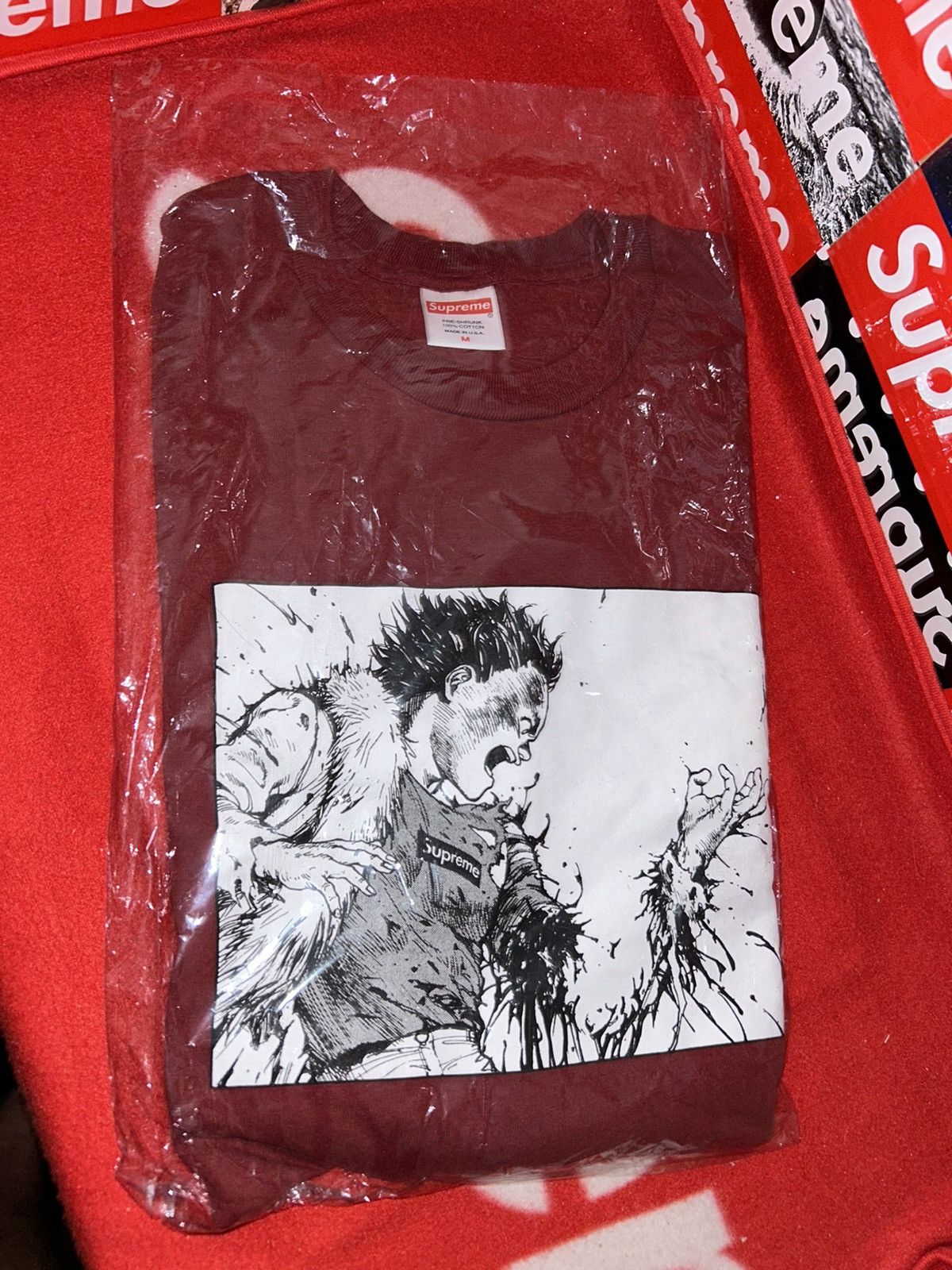 Supreme Supreme Akira Arm Tee Shirt FW17 size Medium NEW Size US M / EU 48-50 / 2 - 8 Thumbnail