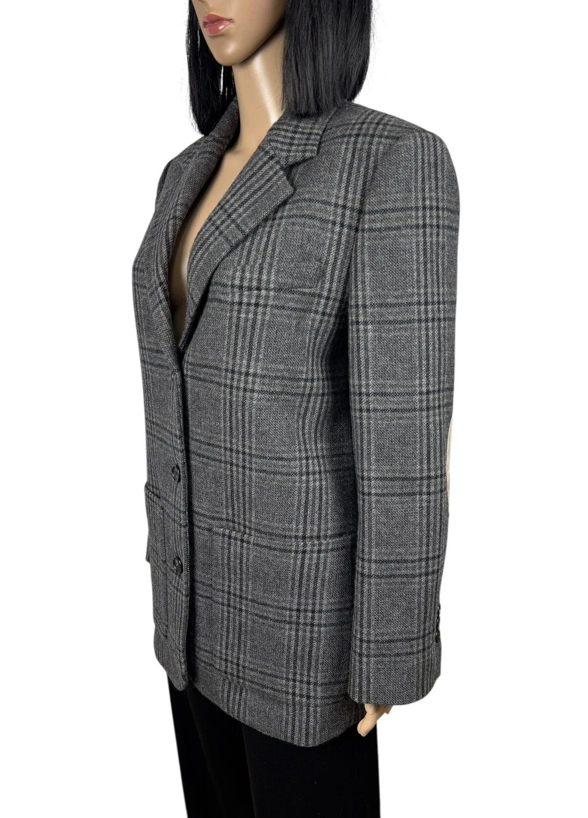 Theory Theory Plaid Wool Nylon Coat size 8 Size M / US 6-8 / IT 42-44 - 4 Thumbnail