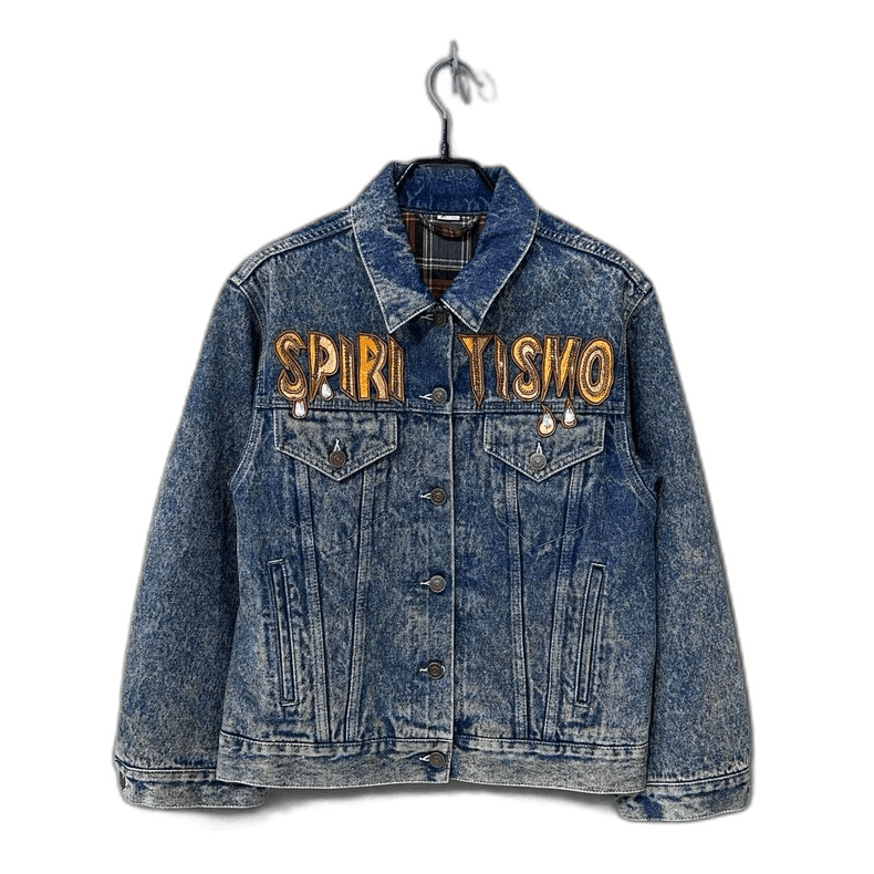 Gucci Distressed Logo Denim Jacket by Gucci-yf Size US M / EU 48-50 / 2 - 1 Thumbnail