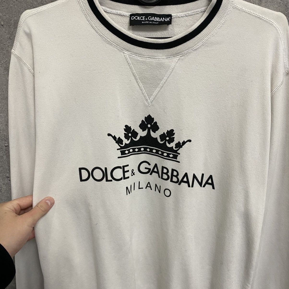 Dolce & Gabbana Rare Dolce & Gabbana D&G sweatshirt big logo Milano Size US M / EU 48-50 / 2 - 5 Thumbnail
