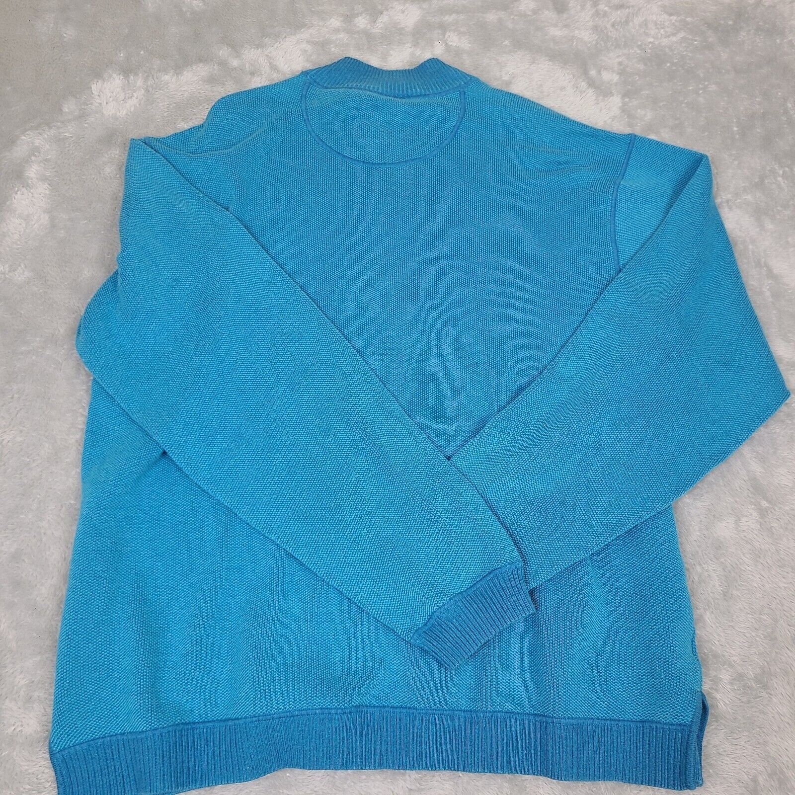 Tommy Bahama Tommy Bahama Golf Tb18 Mens 1/4 Zip Pullover Blue Cotton Siz Size US XL / EU 56 / 4 - 9 Thumbnail