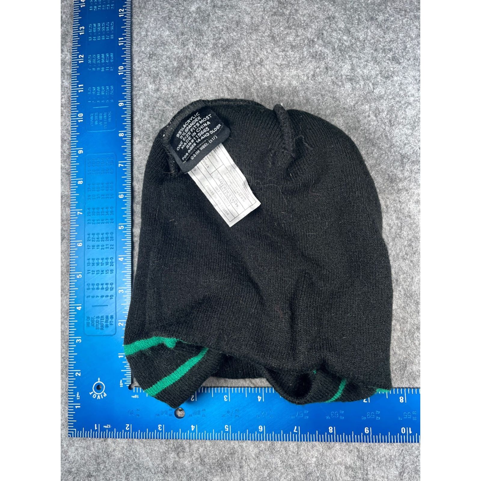 Vintage Harry Potter Slytherin Beanie Green Knit Acrylic Blend Pom Adult One Size Size ONE SIZE - 7 Thumbnail