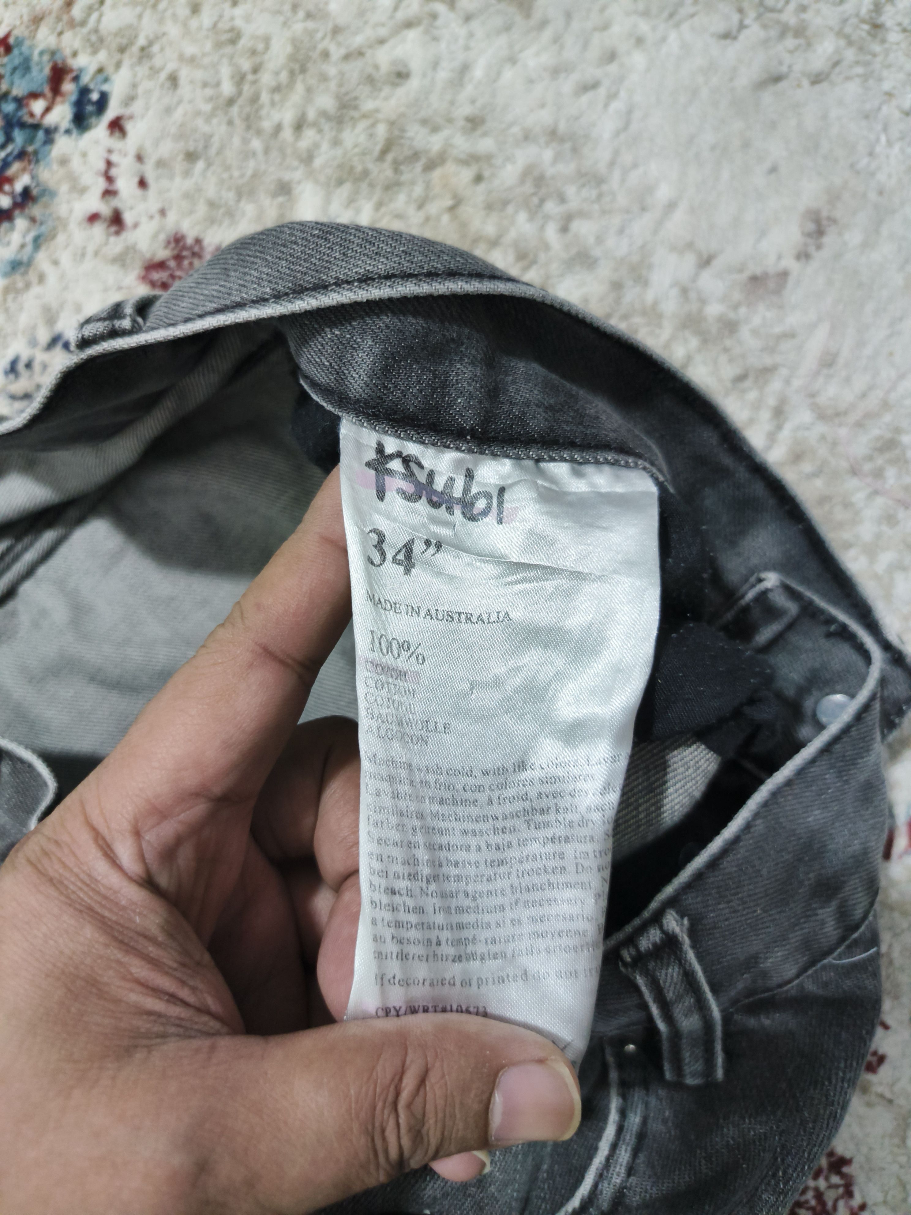 Ksubi Ksubi Jeans Faded Black Size 34 Size US 34 / EU 50 - 10 Thumbnail
