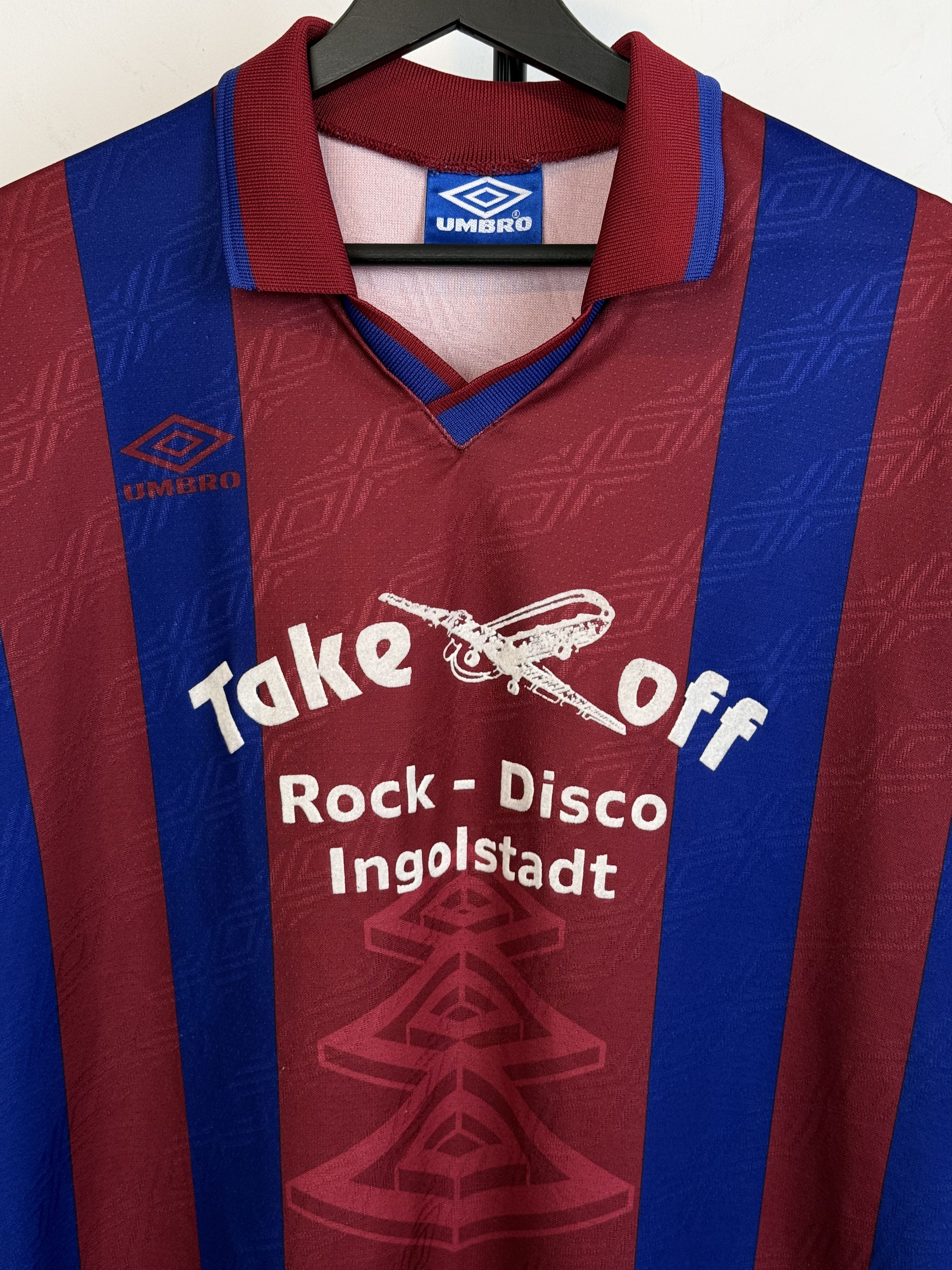Umbro Vintage 90s Umbro SV Stammham Long Sleeve Football Shirt Size US XL / EU 56 / 4 - 5 Thumbnail