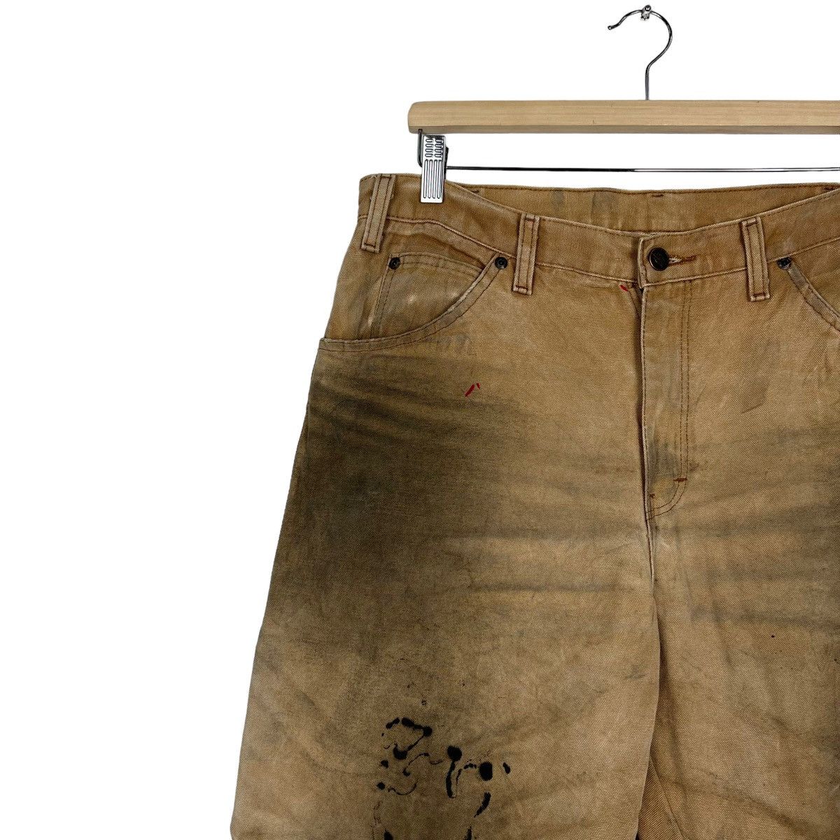 Dickies × Vintage 🔥 VINTAGE DICKIES DYED OILED CARPANTER Size US 34 / EU 50 - 7 Thumbnail