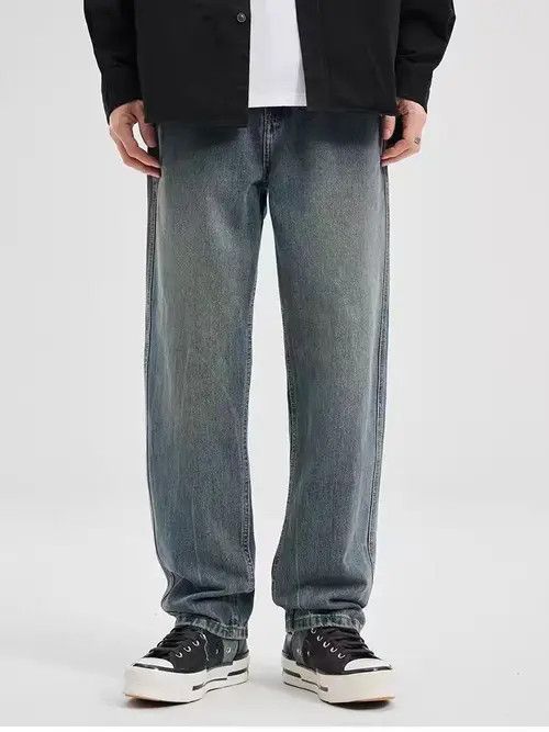 Japanese Brand Vintage Street Wash Casual Loose Jeans Size US 32 / EU 48 - 7 Thumbnail