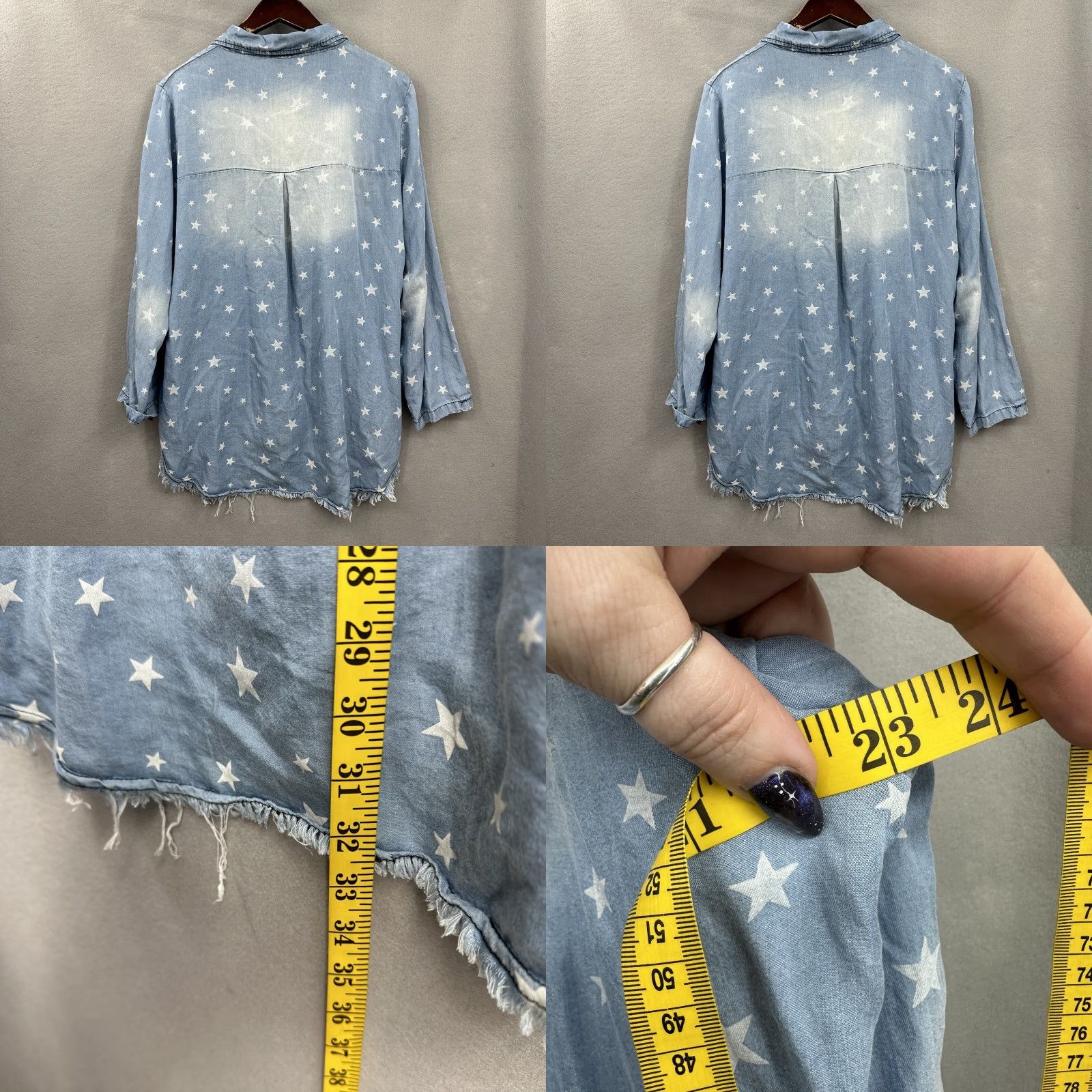 Vintage Venti6 Shirt Womens M Western Stars Chambray Read y2k Size M / US 6-8 / IT 42-44 - 9 Thumbnail