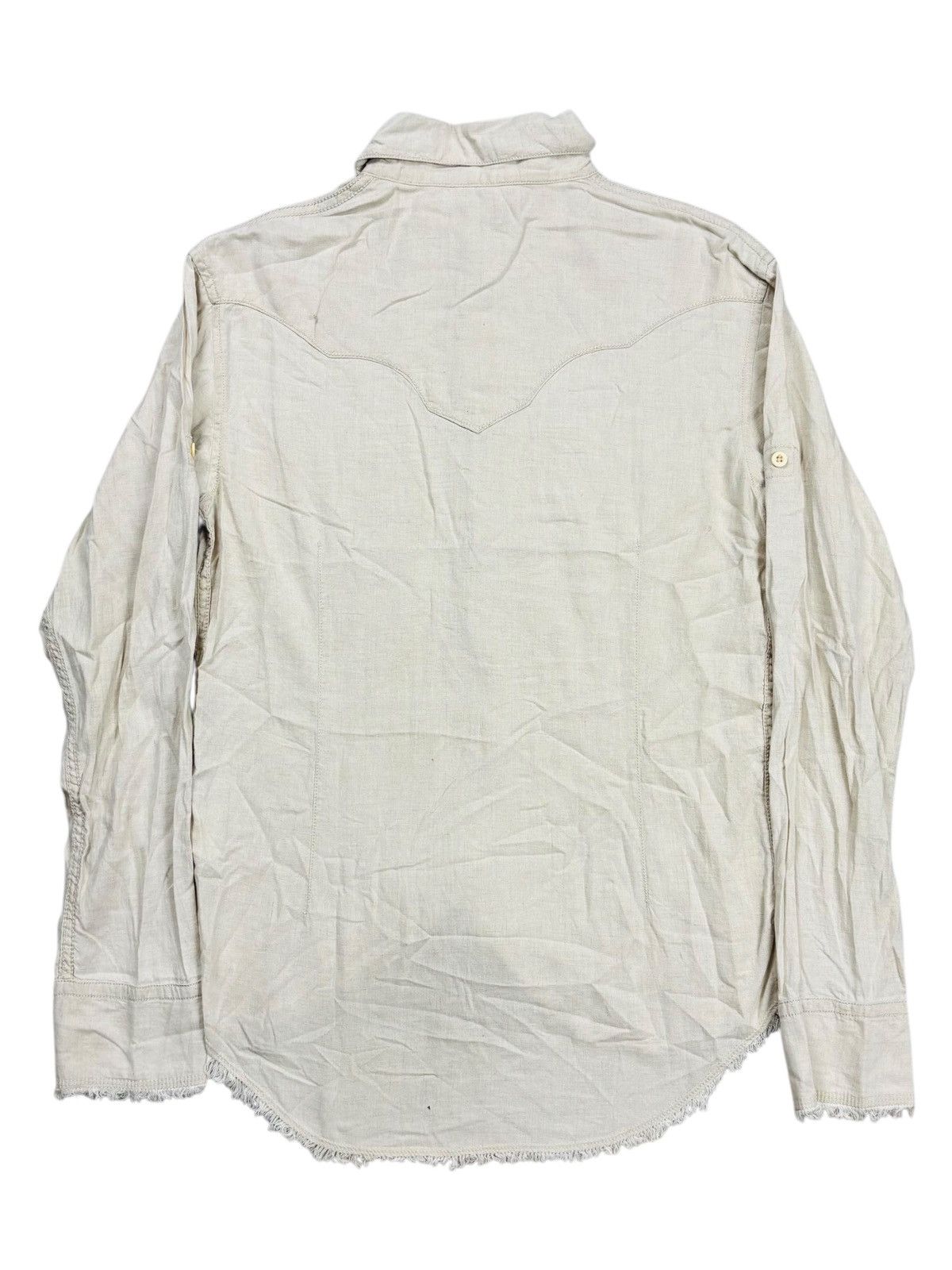 GOA 2000s GOA - Raw Unfinished Line Western Shirt Size US M / EU 48-50 / 2 - 2 Thumbnail