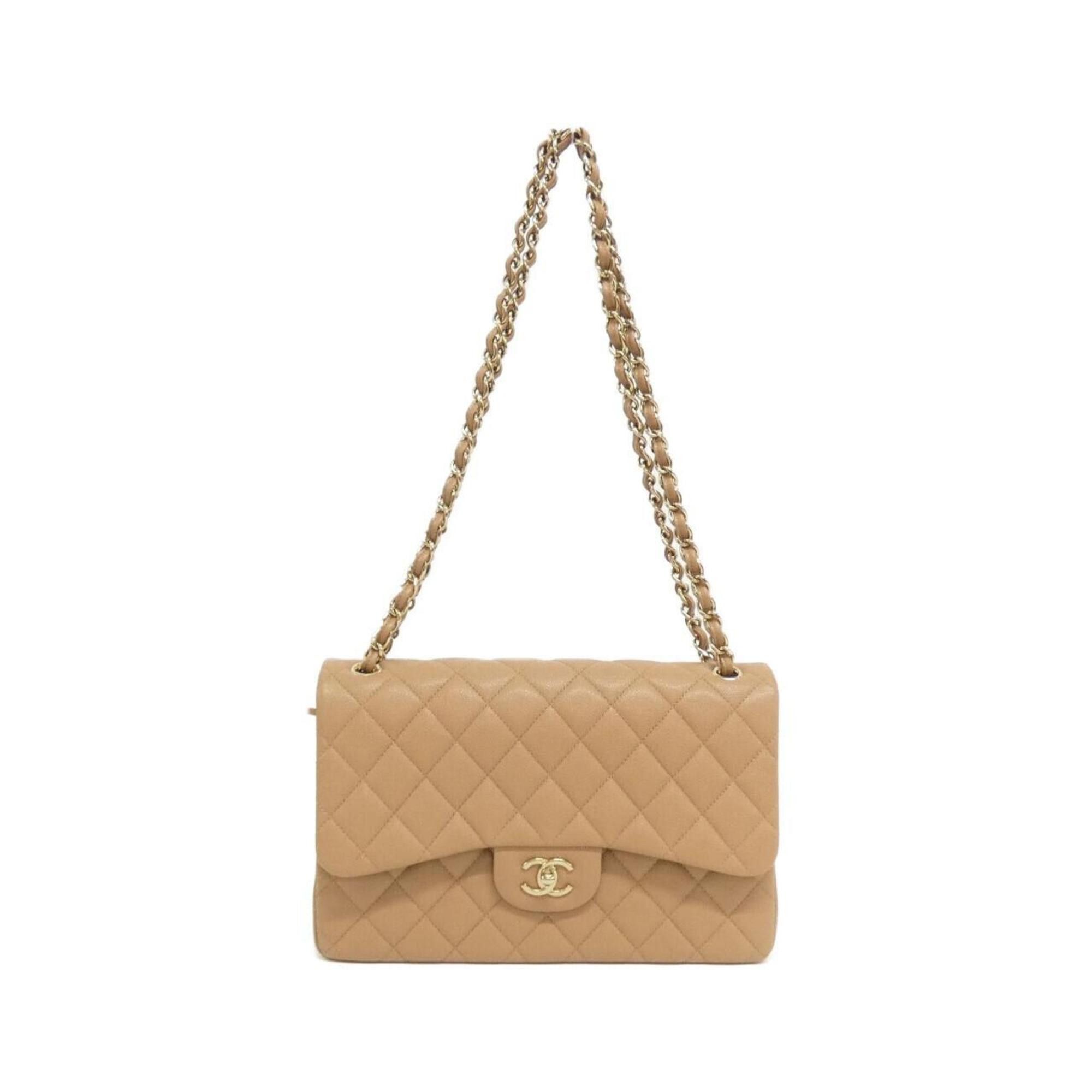 Chanel 58600 Shoulder Bag in Beige, Women's