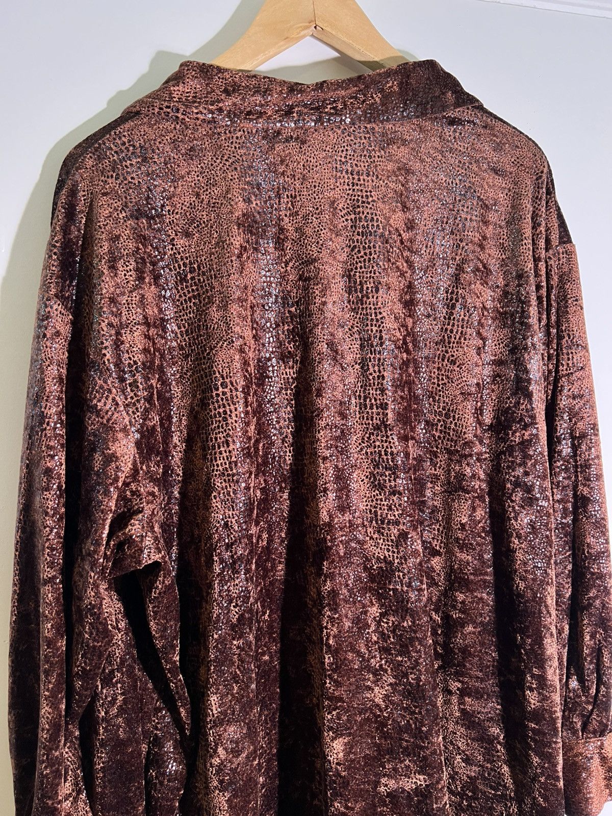 Vintage 90’s 2000’s Y2K VTG Vintage Albert & Pearl Brown Retro Shirt Size US L / EU 52-54 / 3 - 6 Thumbnail