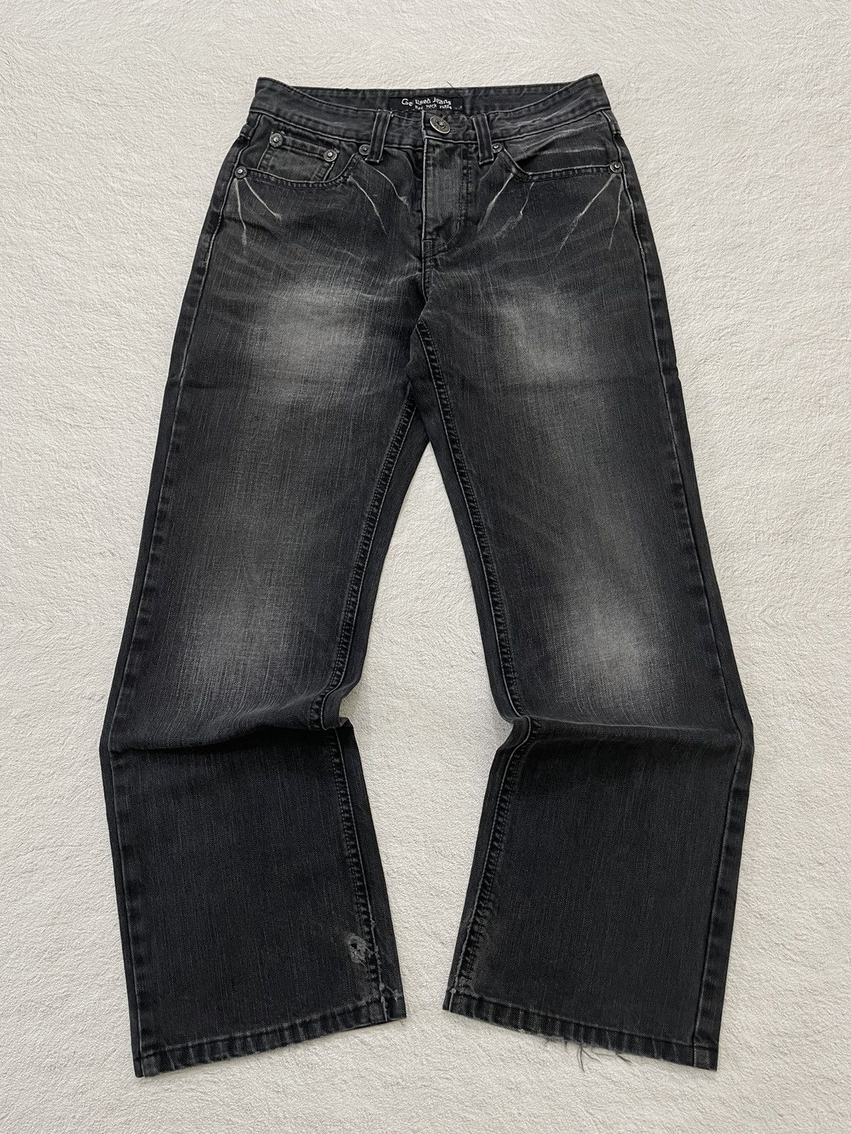2000s get used japan midWash destroy denim y2k style