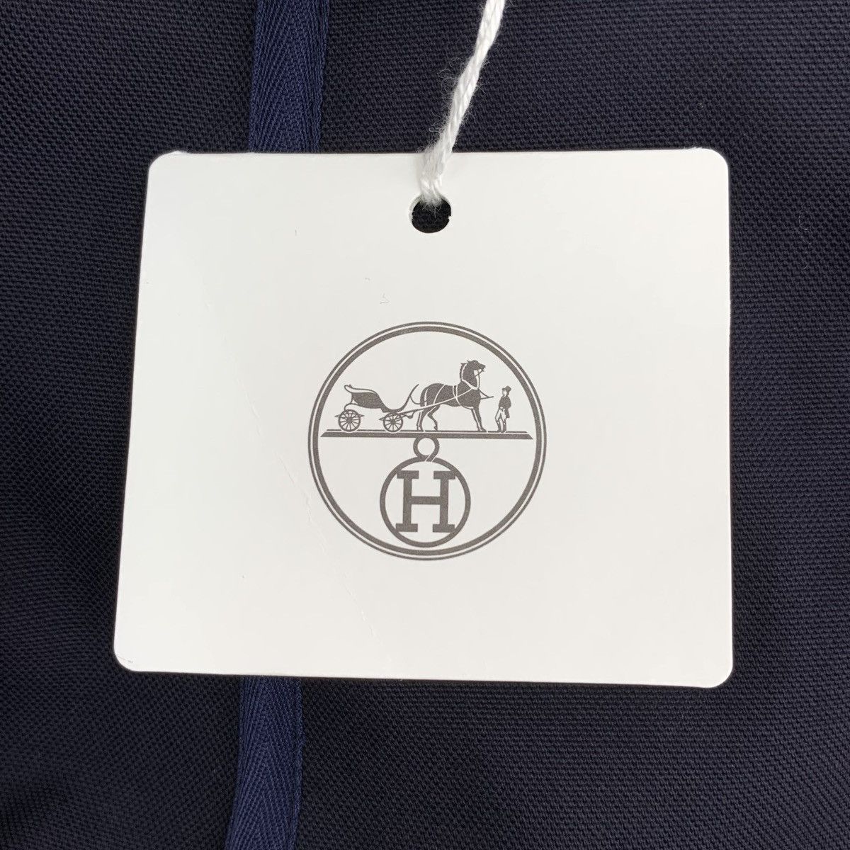 Hermes Hermes Dark Blue Bell Chain Cotton Casual Mini Skirt K26WX Size 25" / US 0 / IT 36 - 7 Thumbnail