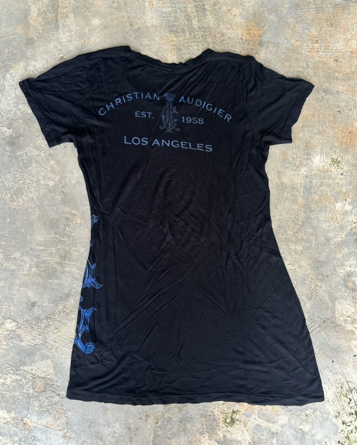 Hysteric Glamour Y2k Christian Audiger Los Angles Skull Women's Tshirt Size M / US 6-8 / IT 42-44 - 4 Thumbnail