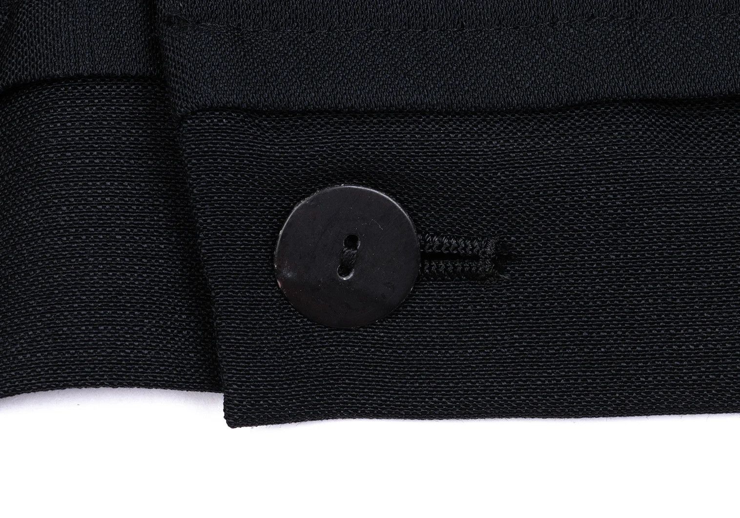 Jean Paul Gaultier Wool Blend Peak Lapel Jacket in Black, Size 48 Size US M / EU 48-50 / 2 - 11 Thumbnail