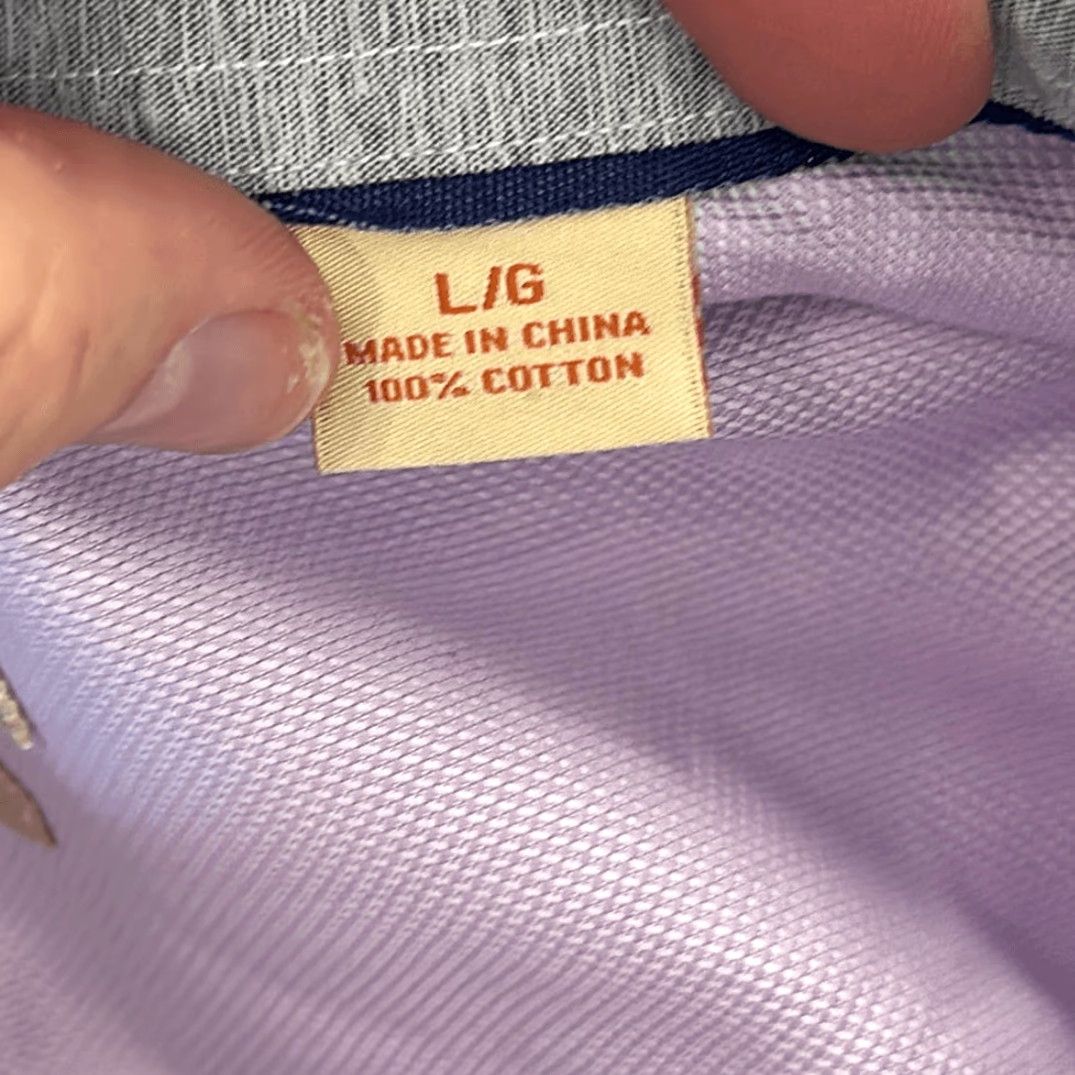 Tommy Bahama Tommy Bahama Dress Shirt L Large Pink Long Sleeve Island Modern Fit Button-Up Men Blue Cream Color Size 42R - 7 Thumbnail