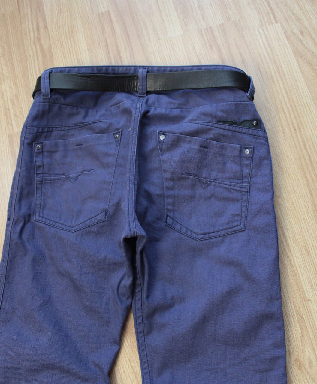 Diesel 🔥 Vintage Diesel Darron Purple Denim Pants Jeans Trousers Size US 34 / EU 50 - 2 Thumbnail