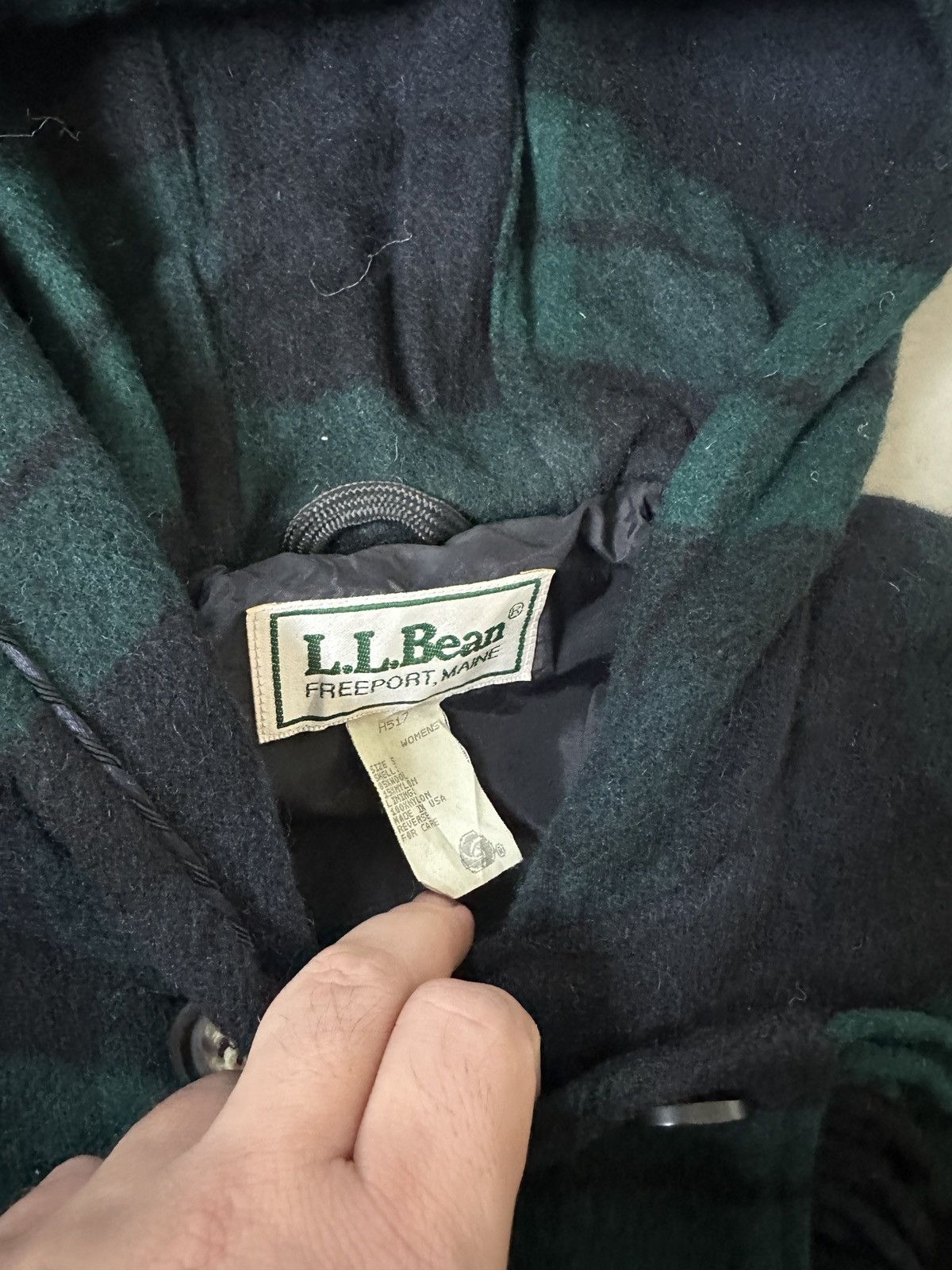 L.L. Bean VINTAGE L.L. BEAN MADE IN USA CHECKERED DOWN JACKET Size L / US 10 / IT 46 - 4 Thumbnail