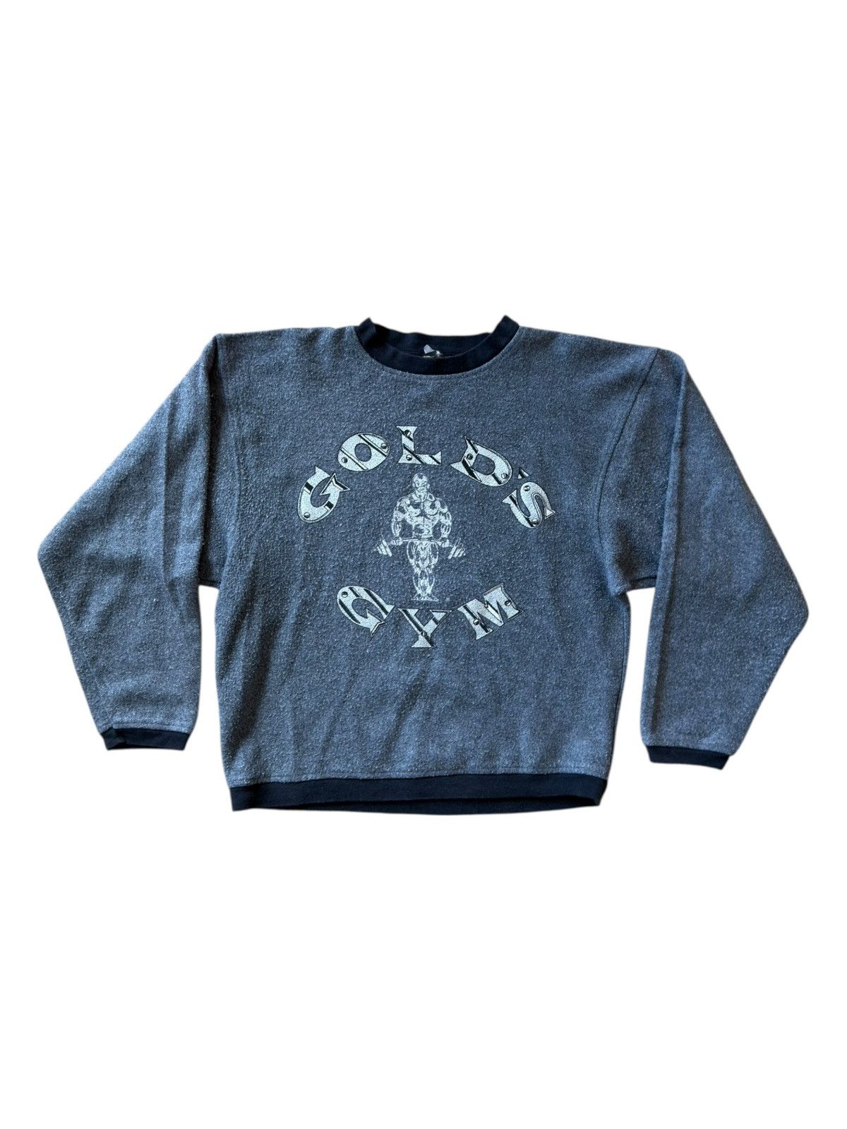 Vintage *RARE* VINTAGE 80s GOLD’S GYM CREWNECK SWEATER BODYBUILDING Size US L / EU 52-54 / 3 - 1 Thumbnail