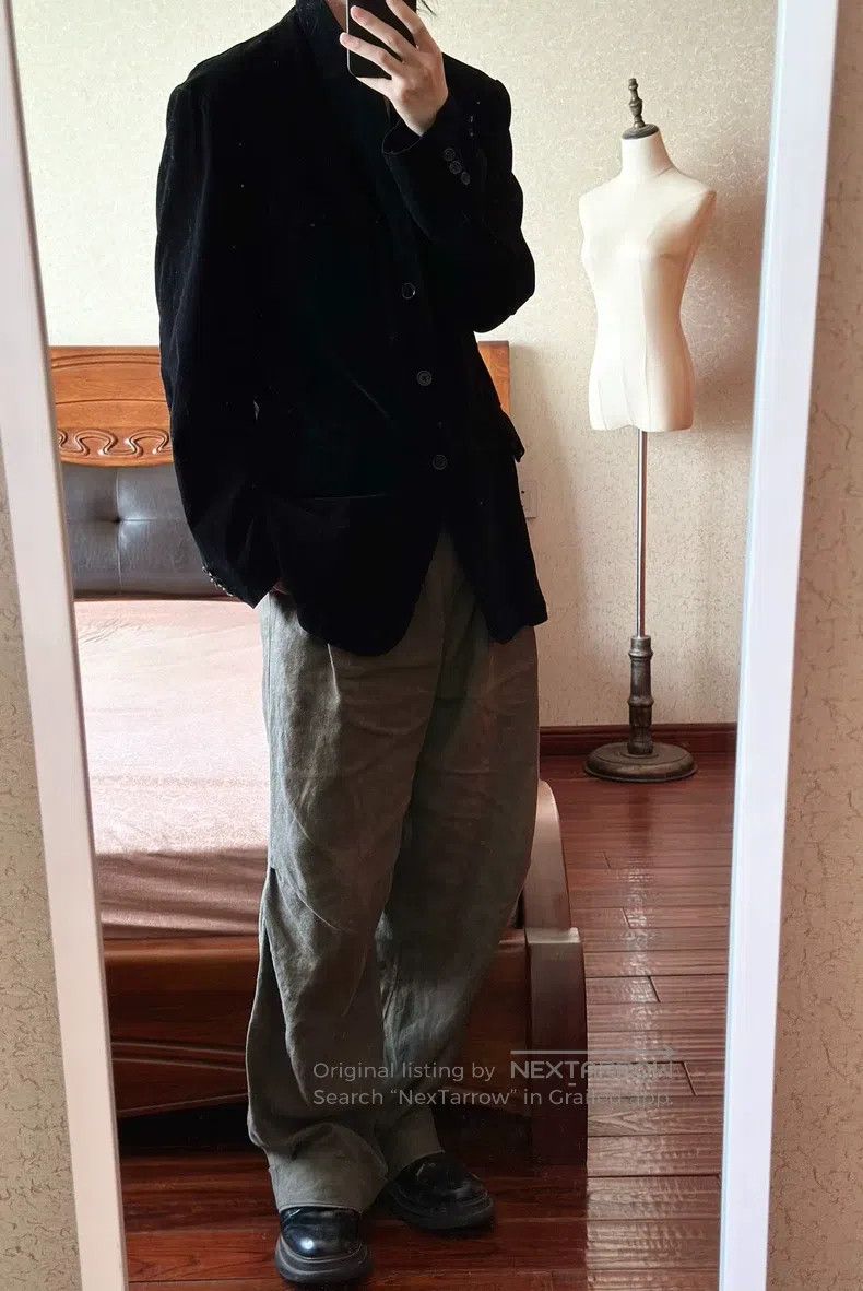 Yohji Yamamoto Yohji Yamamoto Nubuck velour jacket Size US M / EU 48-50 / 2 - 8 Thumbnail