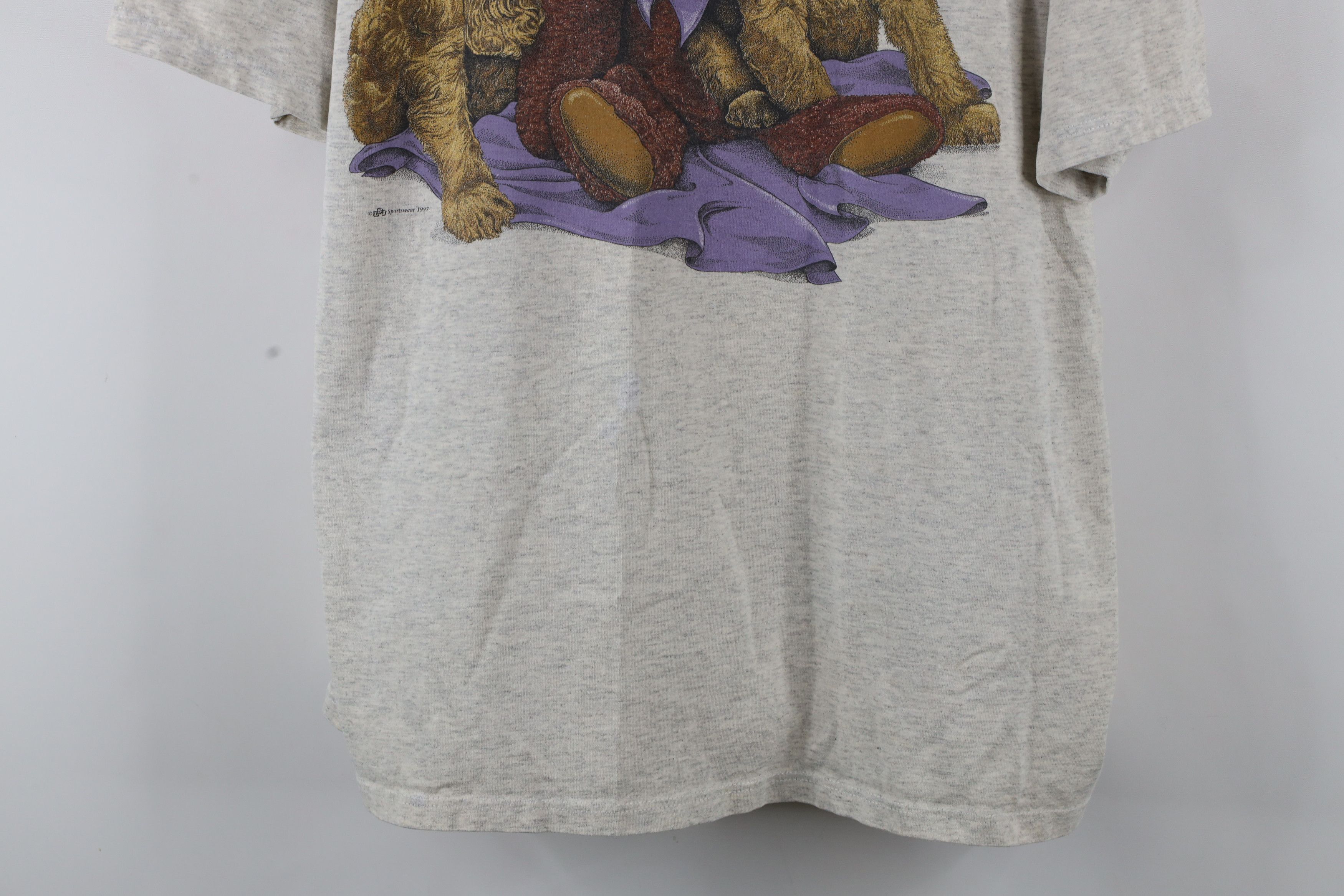 Vintage Vintage 90s Streetwear Teddy Bear Short Sleeve T-Shirt USA Size XL / US 12-14 / IT 48-50 - 3 Thumbnail