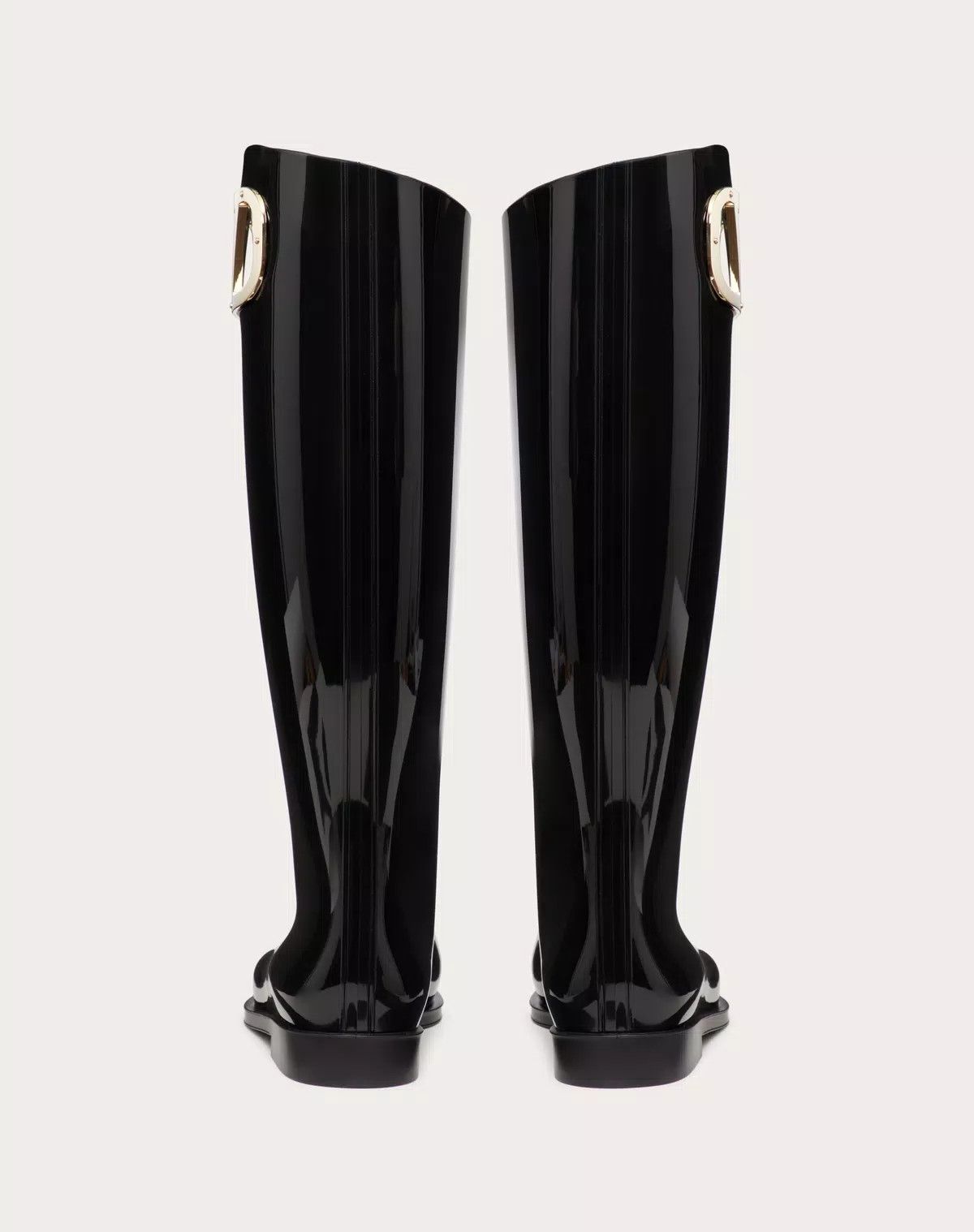 Valentino o1s1wg110426 Vlogo Type Rubber Boots 20mm in Nero Size US 6 / IT 36 - 3 Thumbnail