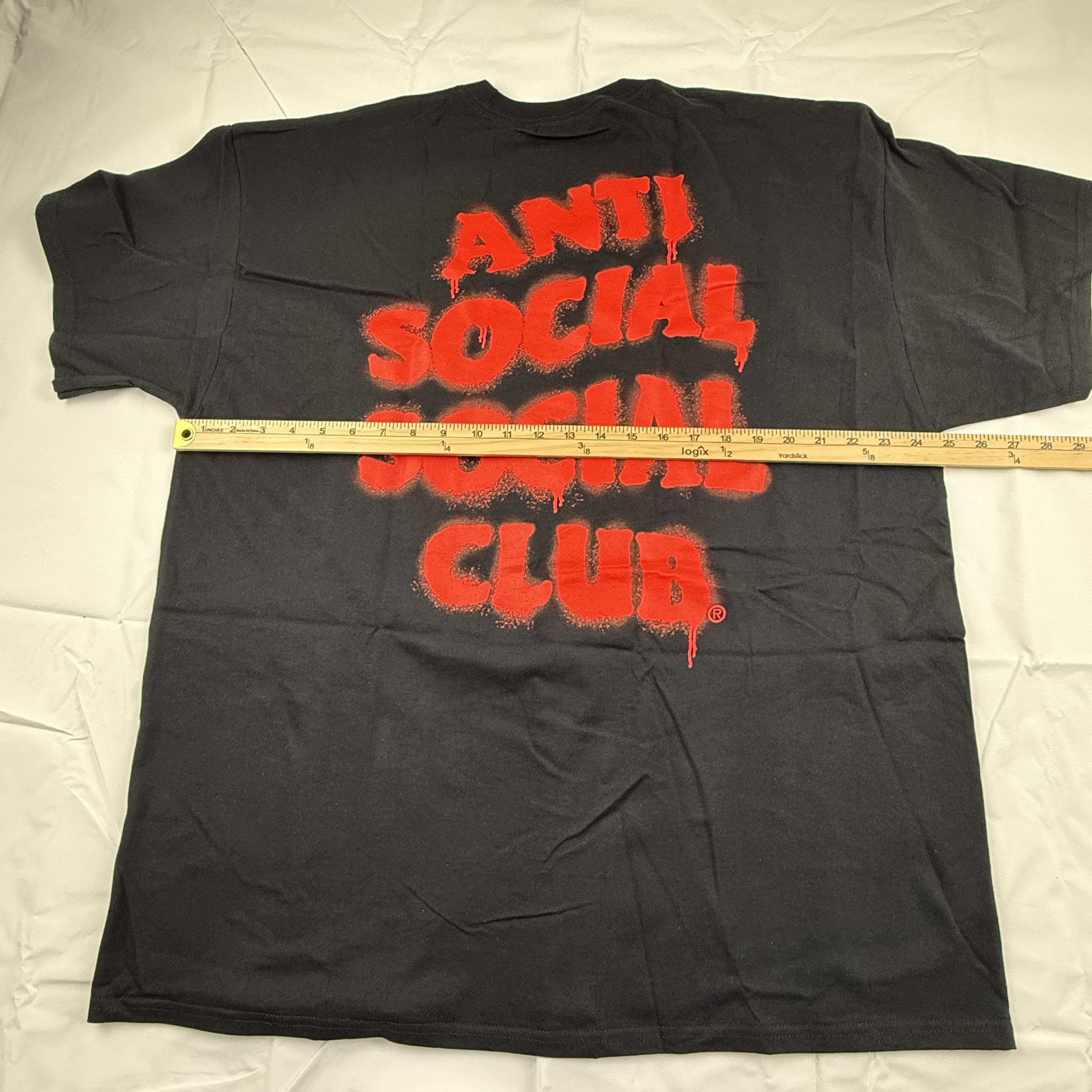 Anti Social Social Club Anti Social Social Club Burn It Down Drip T-Shirt Mens 2XL Size US XXL / EU 58 / 5 - 5 Thumbnail