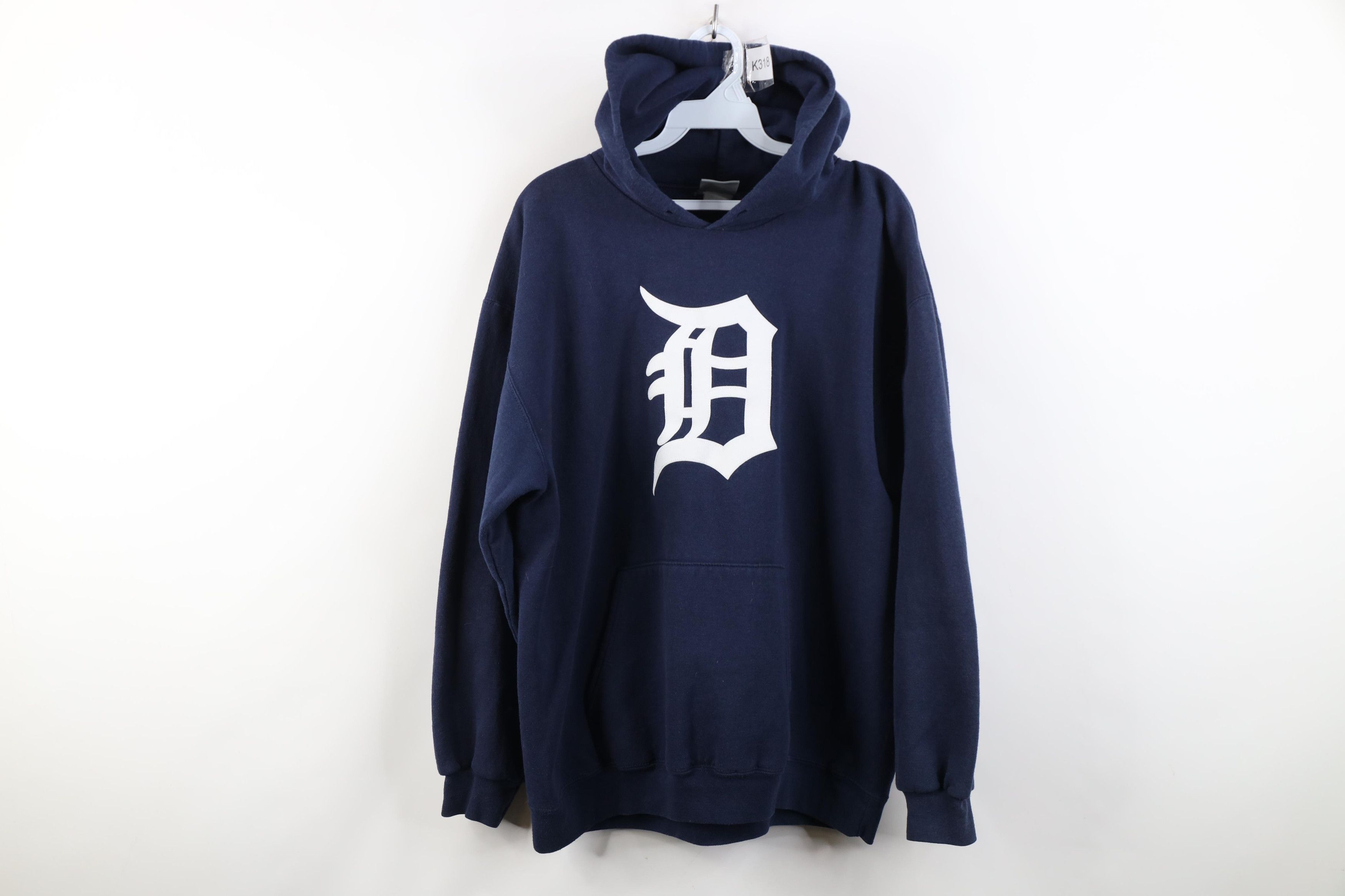 Vintage Vintage Y2K MLB Old English D Detroit Tigers Baseball Hoodie Size US L / EU 52-54 / 3 - 1 Thumbnail