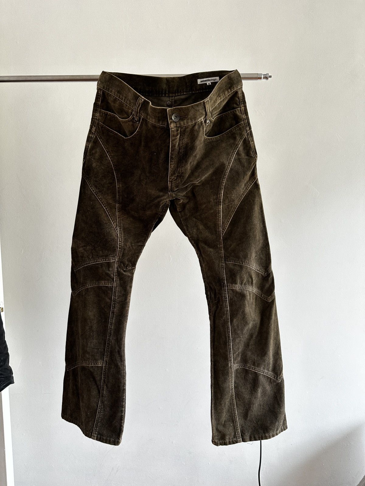 semanticdesign Flare semantic design velvet pants Size 27" / US 4 / IT 40 - 1 Thumbnail