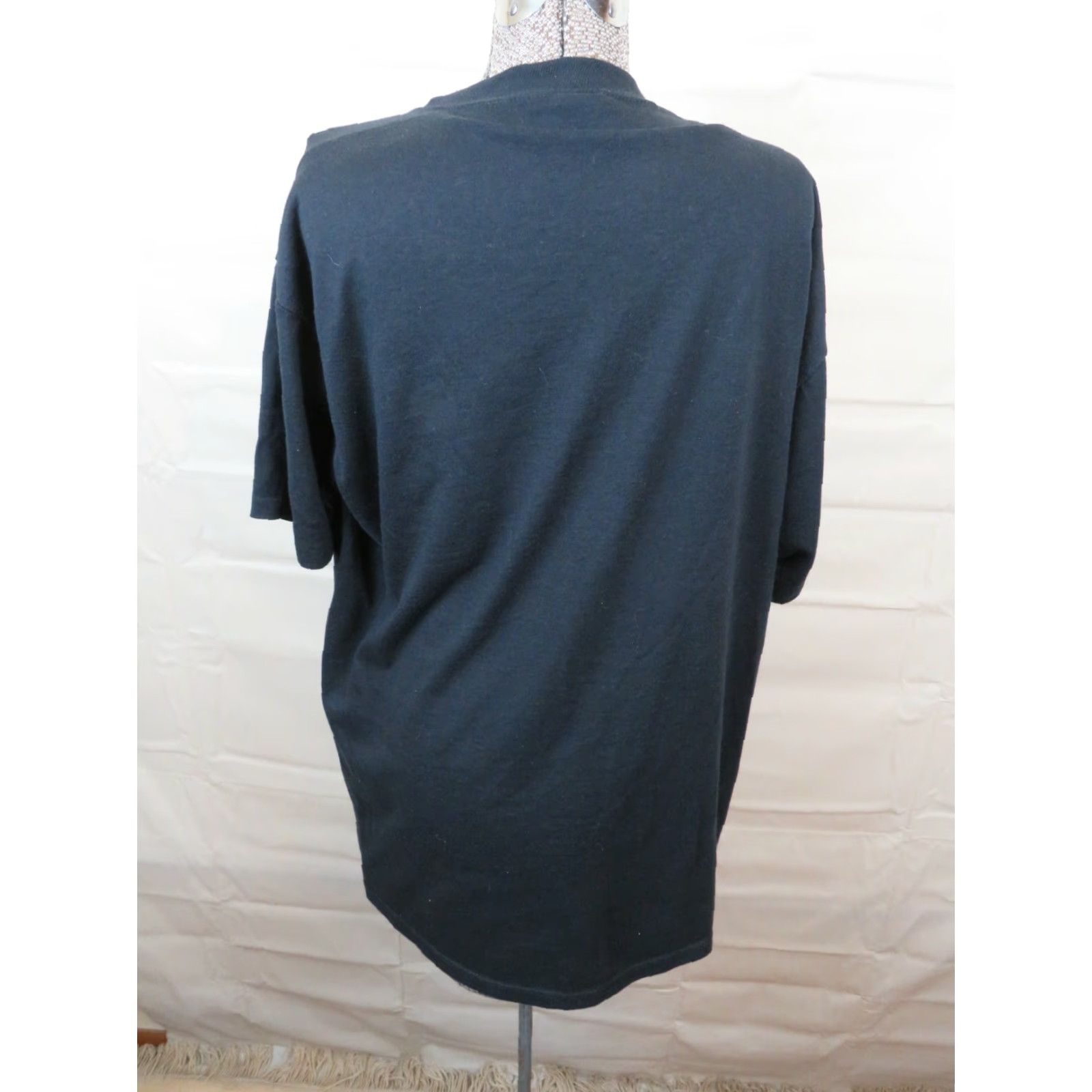 Jerzees VINTAGE Jerzees USA T-Shirt XXL Black Unisex Short Sleeve Graphic Tee 1980s 1990s “never die just keep showing” Size US XXL / EU 58 / 5 - 4 Thumbnail