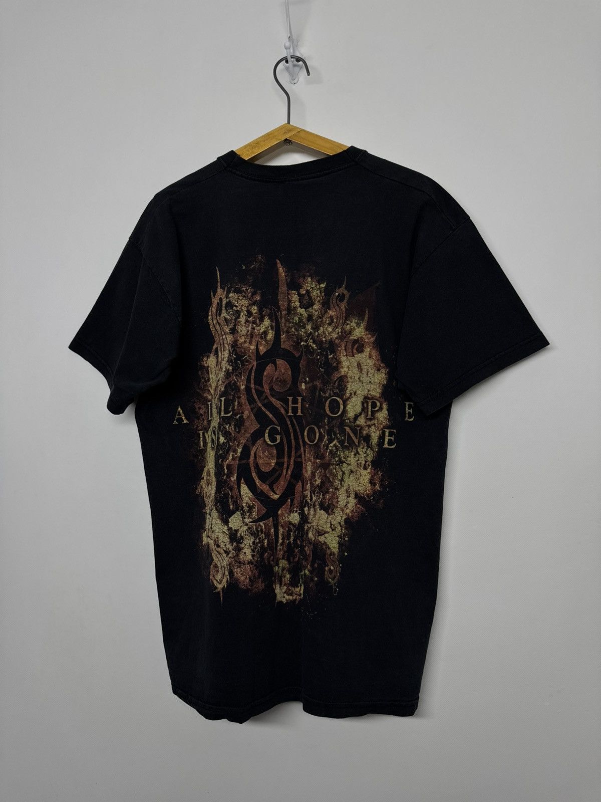 Fruit Of The Loom Vintage Y2k 2009 Slipknot All Hope Is Gone Tour T-Shirt Size US M / EU 48-50 / 2 - 11 Thumbnail