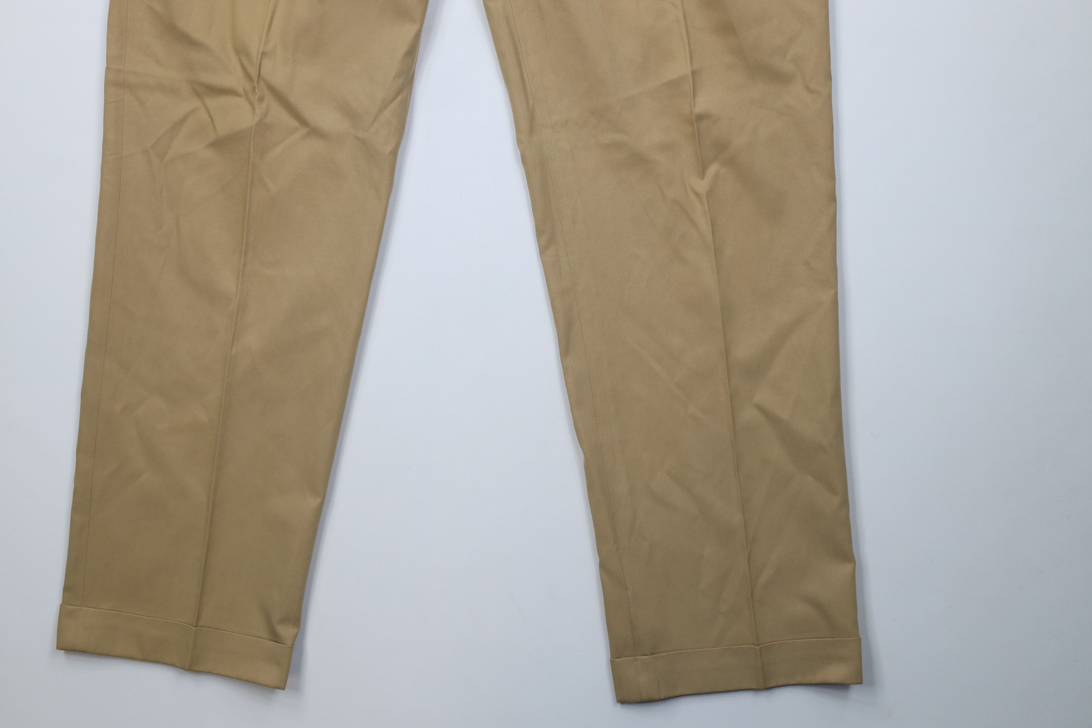 Ralph Lauren Vintage 90s Ralph Lauren Blend Wide Leg Chino Pants Beige Size US 38 / EU 54 - 4 Thumbnail