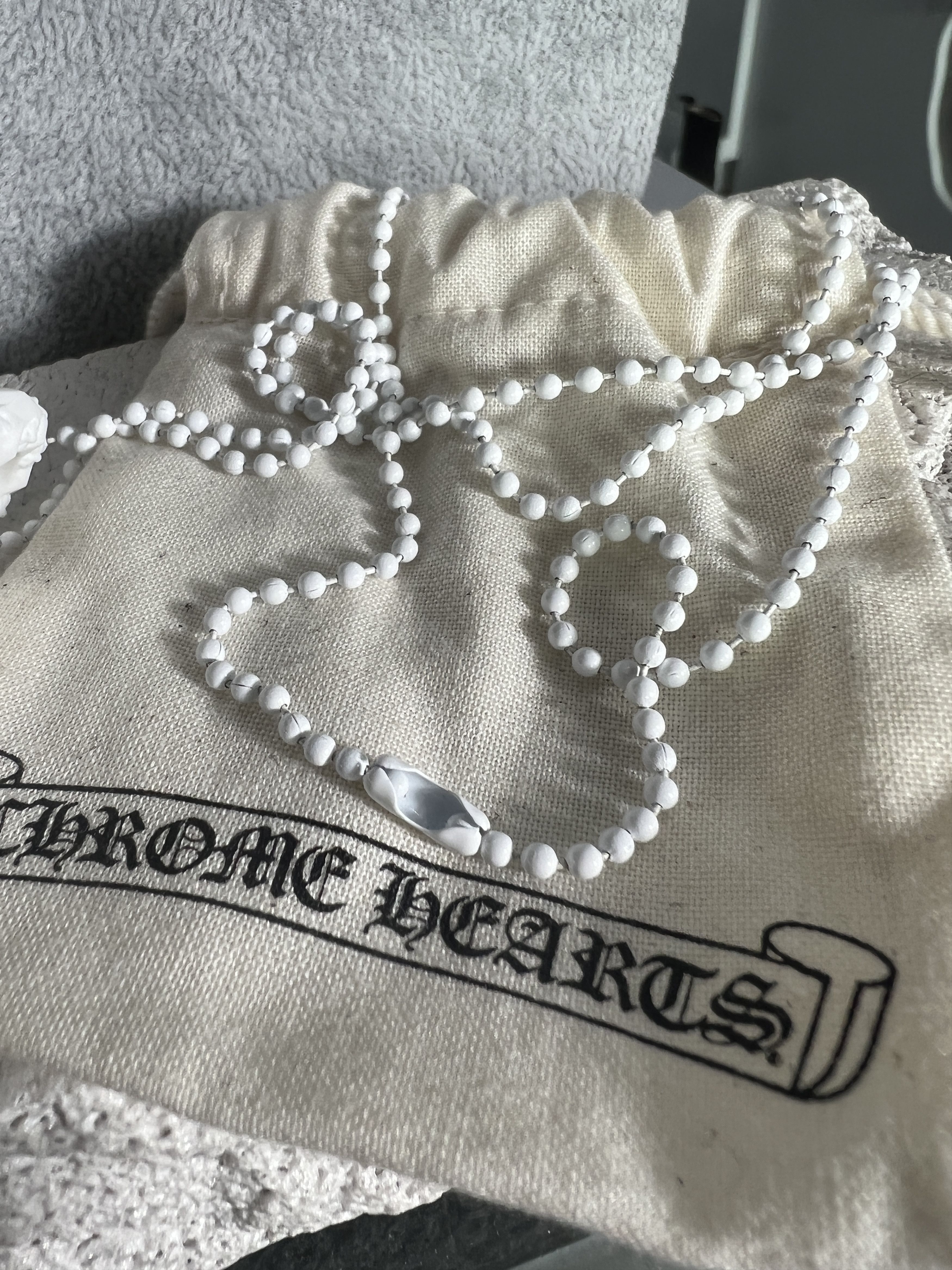 Chrome Hearts Chrome Hearts White Padlock Pendant Necklace 2023 Size ONE SIZE - 6 Thumbnail
