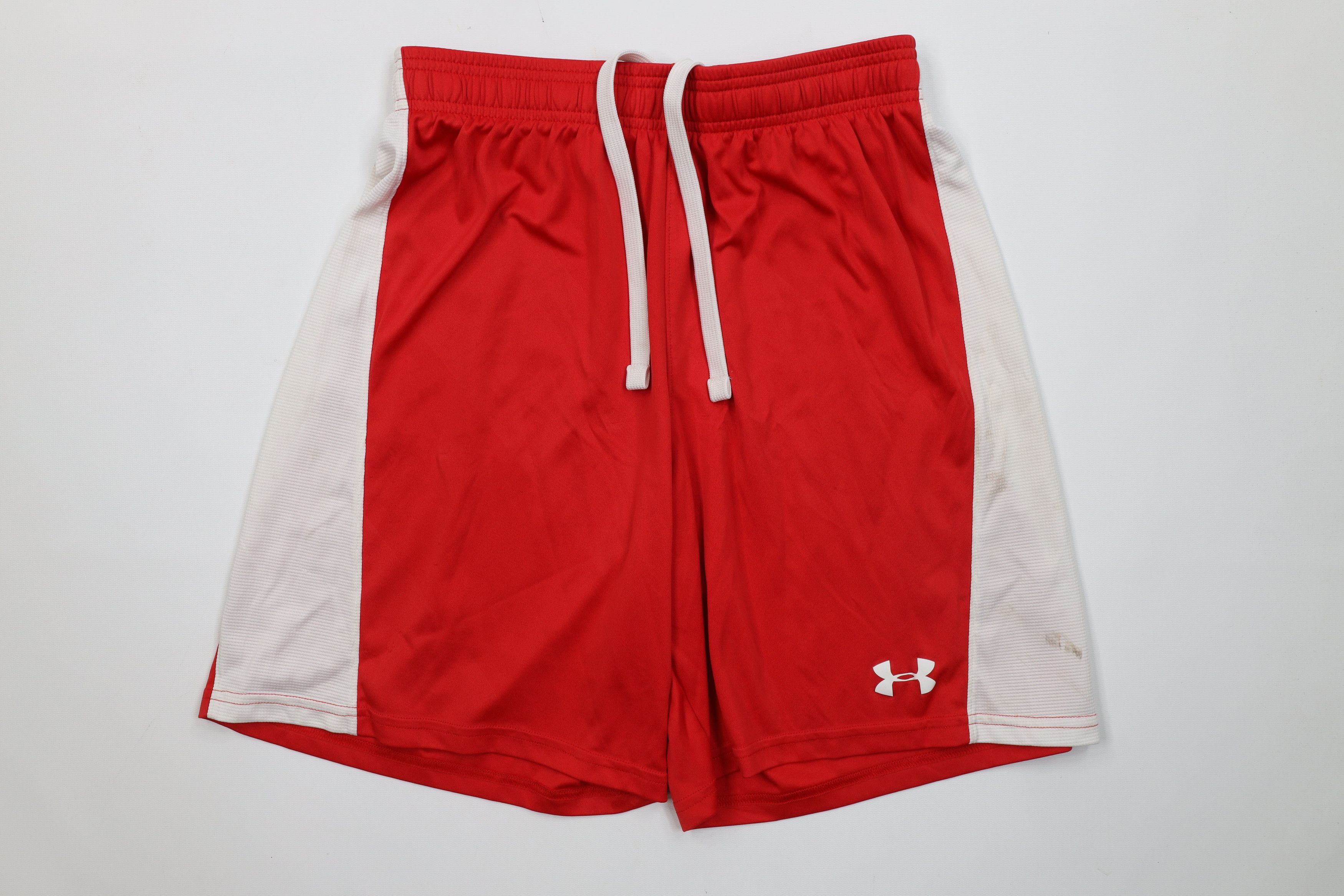 Under Armour Under Armour Color Block Gym Training Basketball Shorts Red Size US 32 / EU 48 - 1 Thumbnail