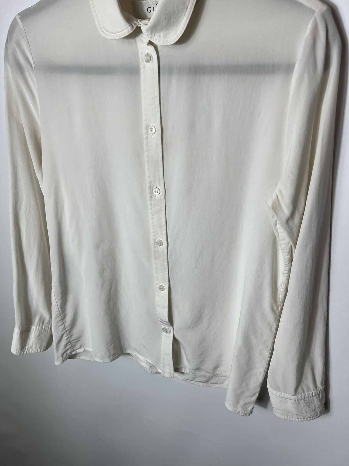Gucci Vintage luxury Gucci Uniform Cream Silk Shirt Size 40 Size S / US 4 / IT 40 - 3 Thumbnail
