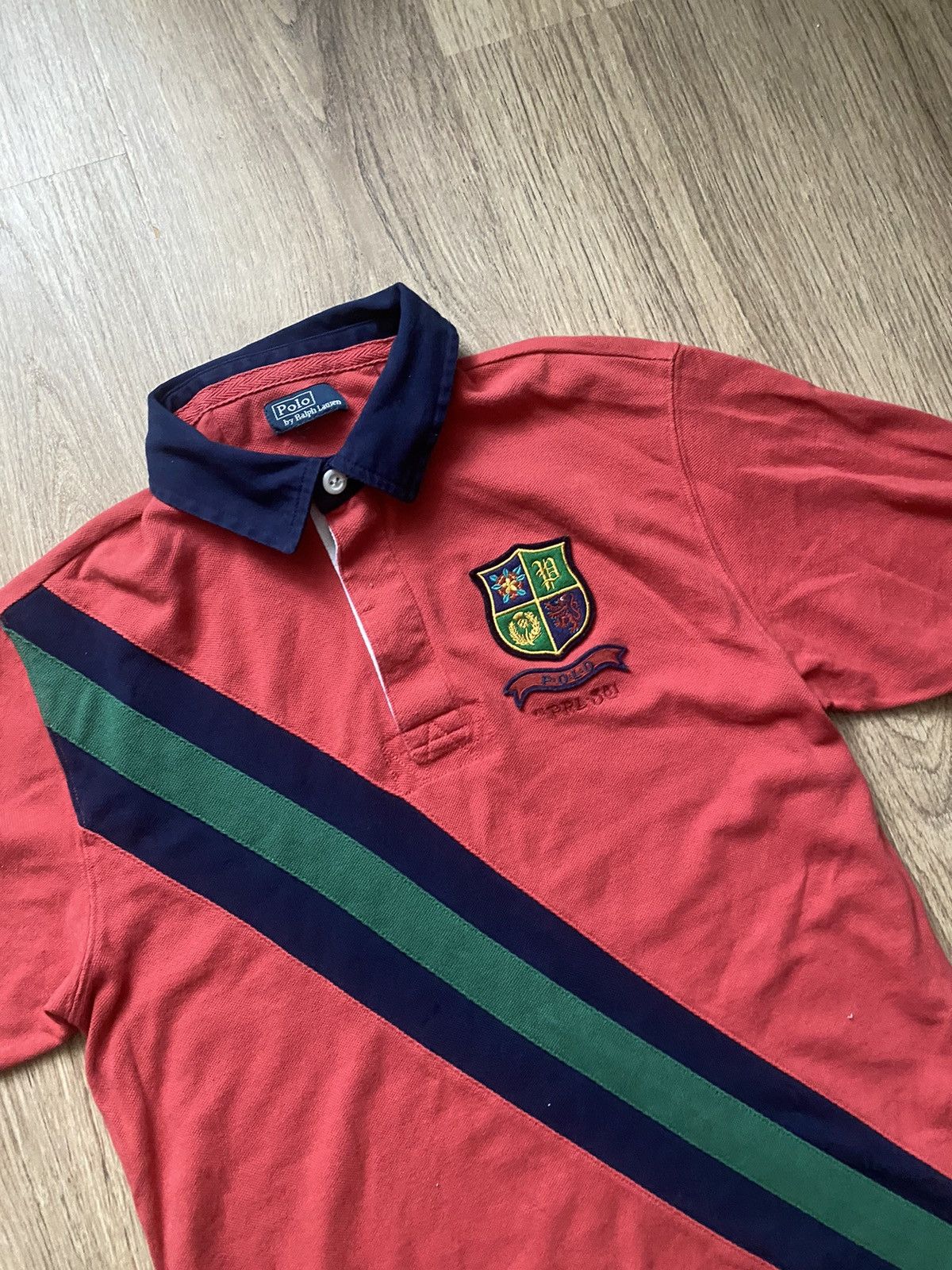 Polo Ralph Lauren × Vintage Vintage Polo Ralph Lauren New York Y2K multicolour rugby Size US S / EU 44-46 / 1 - 3 Thumbnail