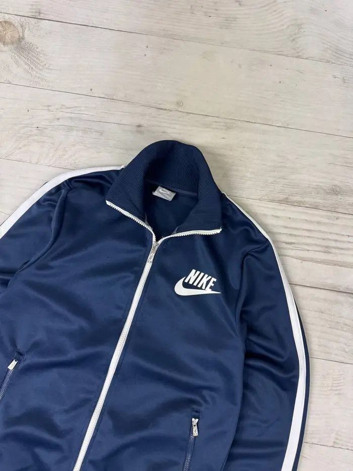 Nike Vintage Nike Track Jacket 2000s Striped Size US S / EU 44-46 / 1 - 3 Thumbnail