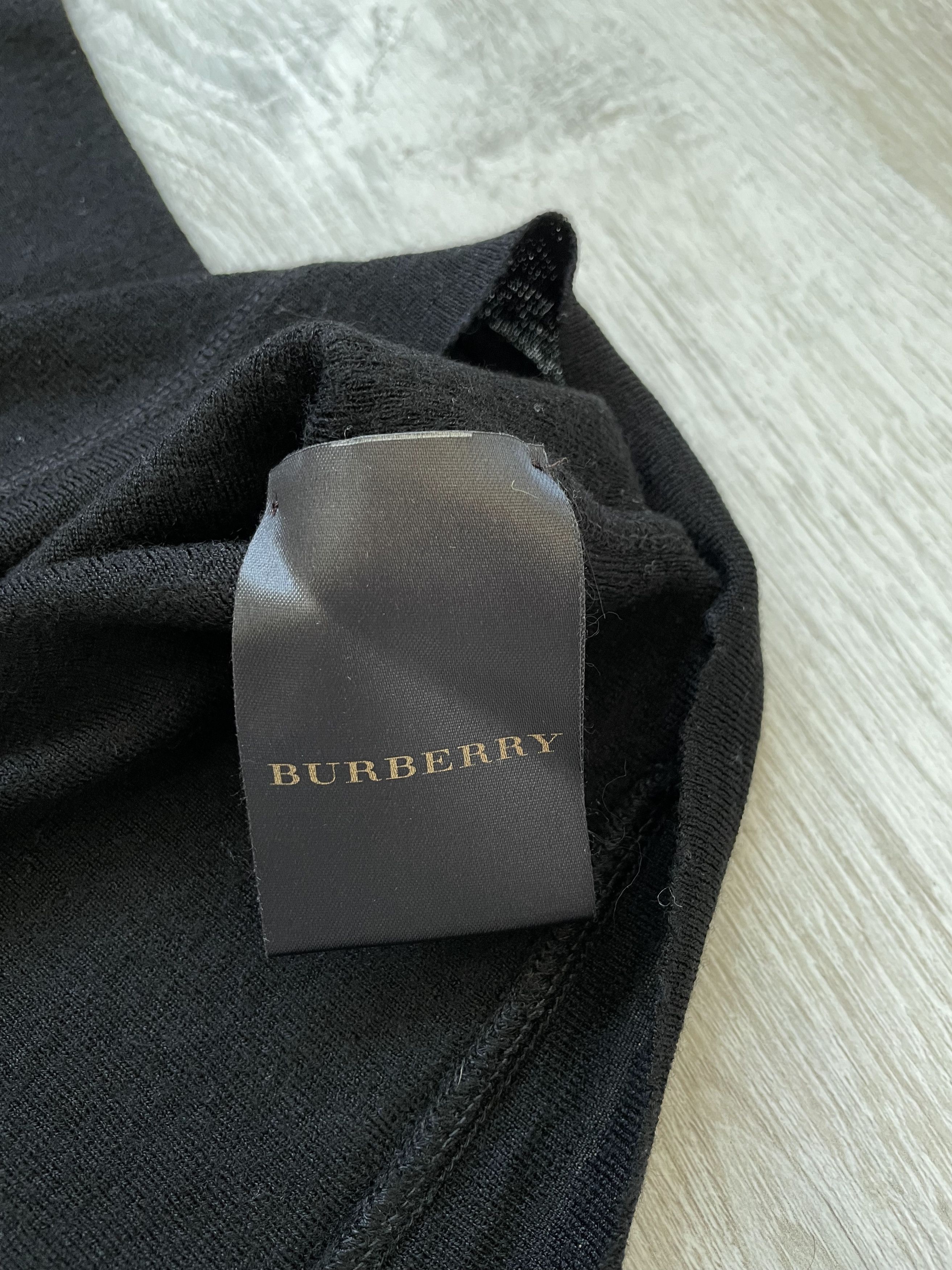 Burberry Rare Burberry T Shirt Wool Viscose Luxury Size S / US 4 / IT 40 - 5 Thumbnail