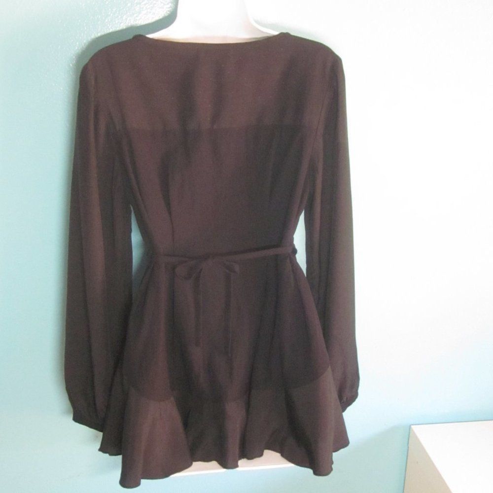 Other Cannisse Paris Womens Black Top Size 2 (US 6 / 8) Size M / US 6-8 / IT 42-44 - 3 Thumbnail