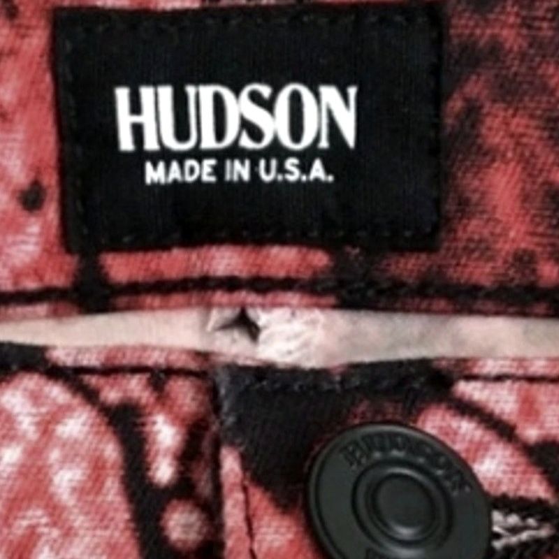 Hudson Hudson Red/Black Jeans | Size 27 Size 27" / US 4 / IT 40 - 4 Thumbnail